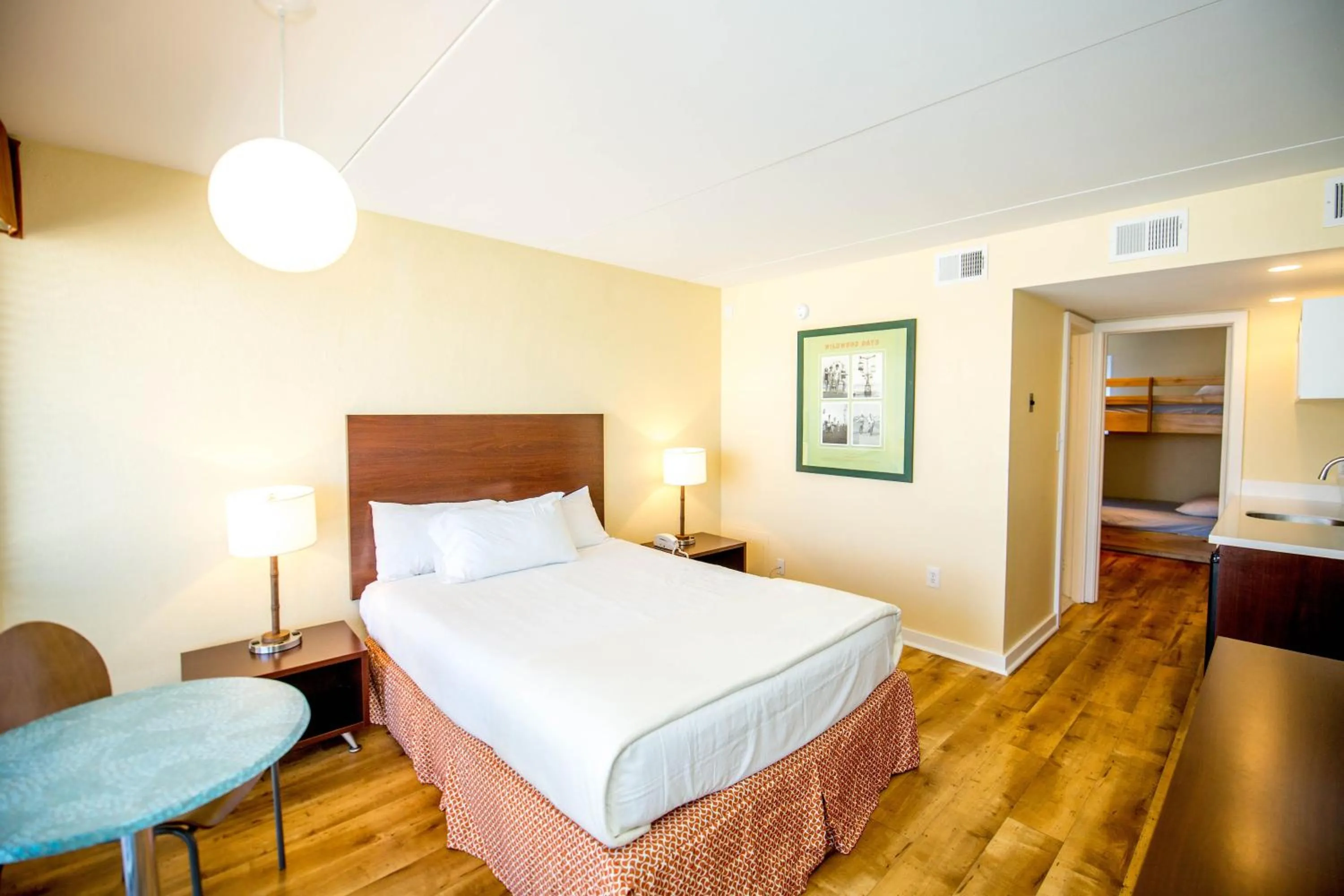 Bed in Blue Palms Resort