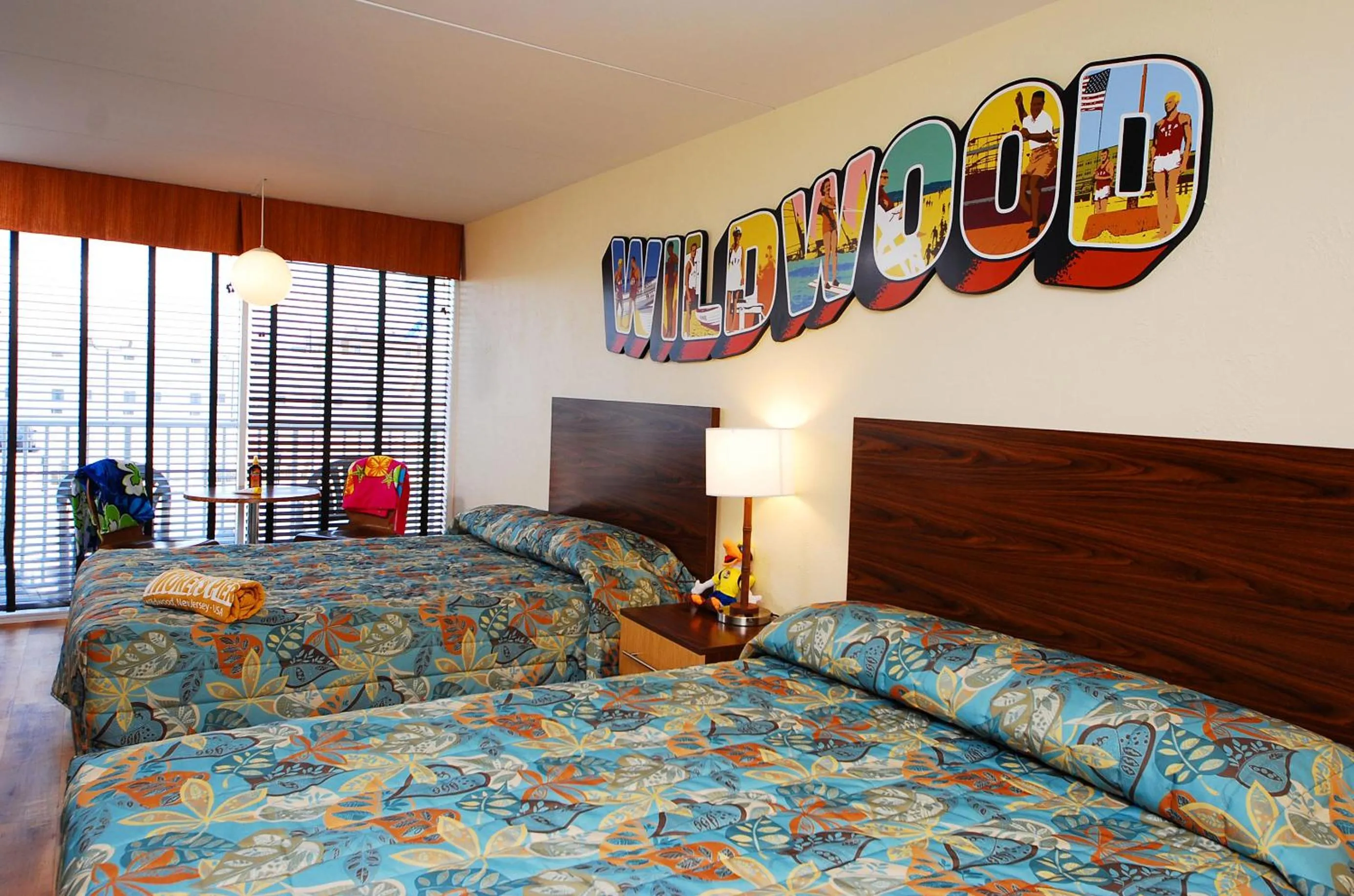 Bed in Blue Palms Resort