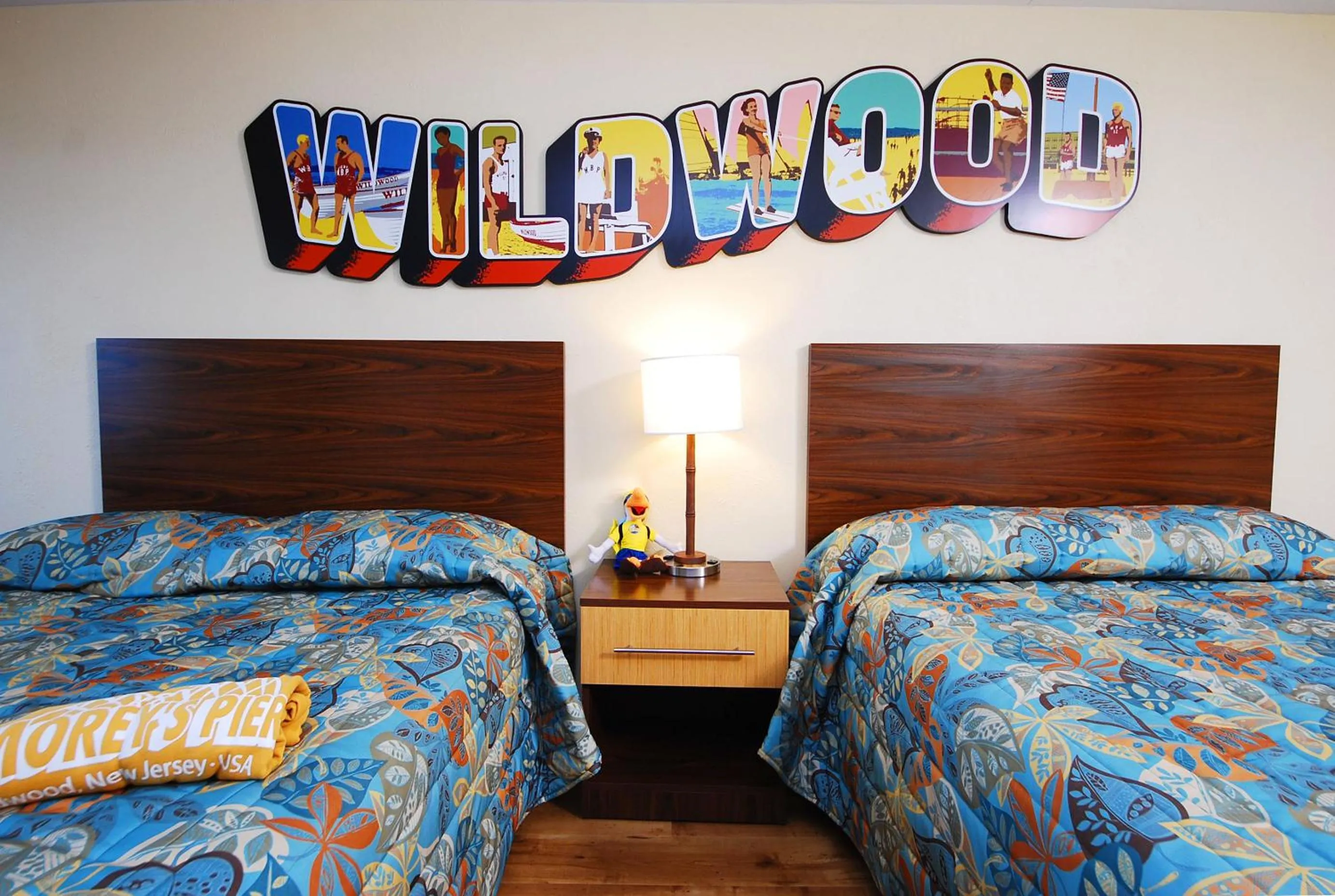 Bed in Blue Palms Resort