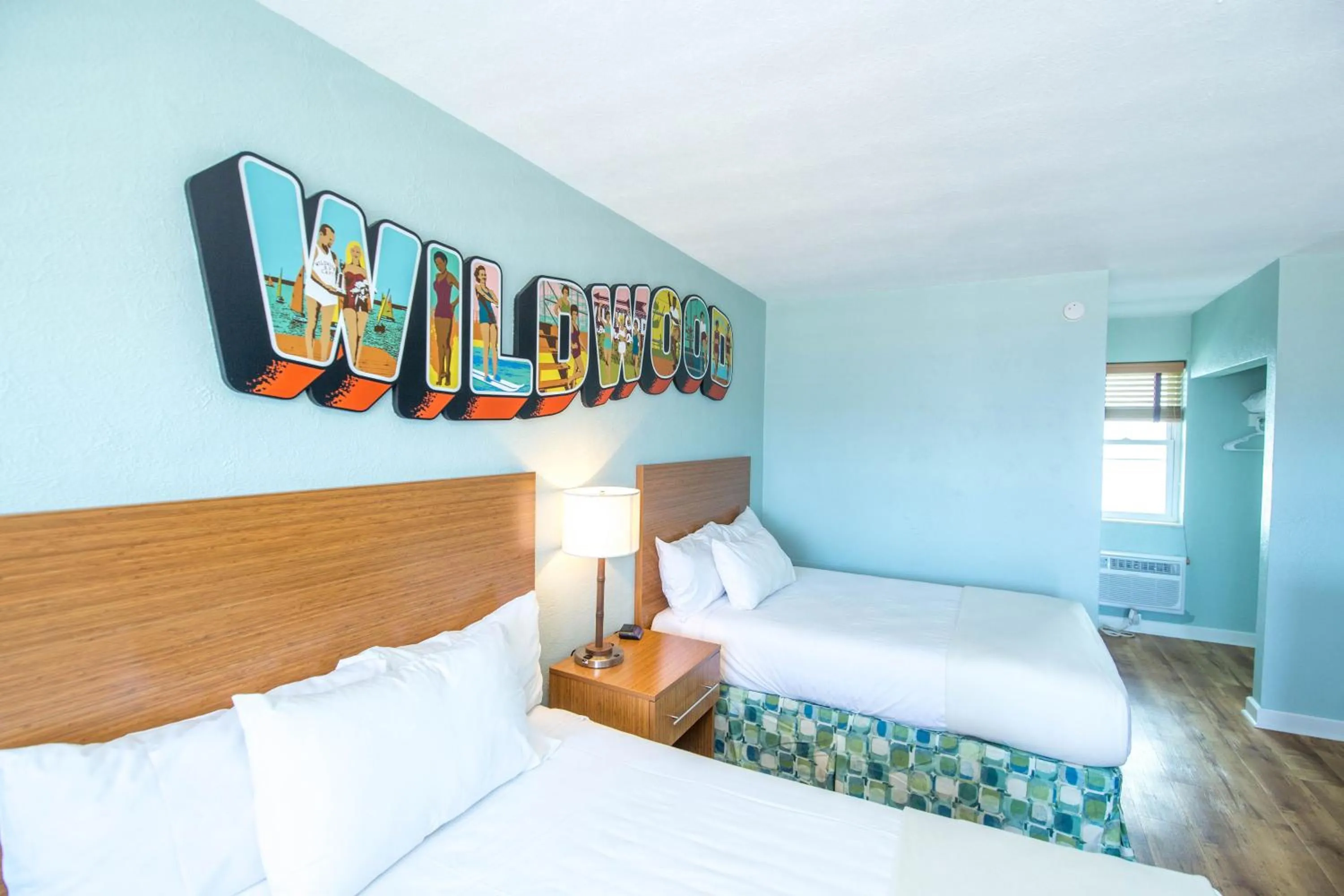 Bed in Blue Palms Resort
