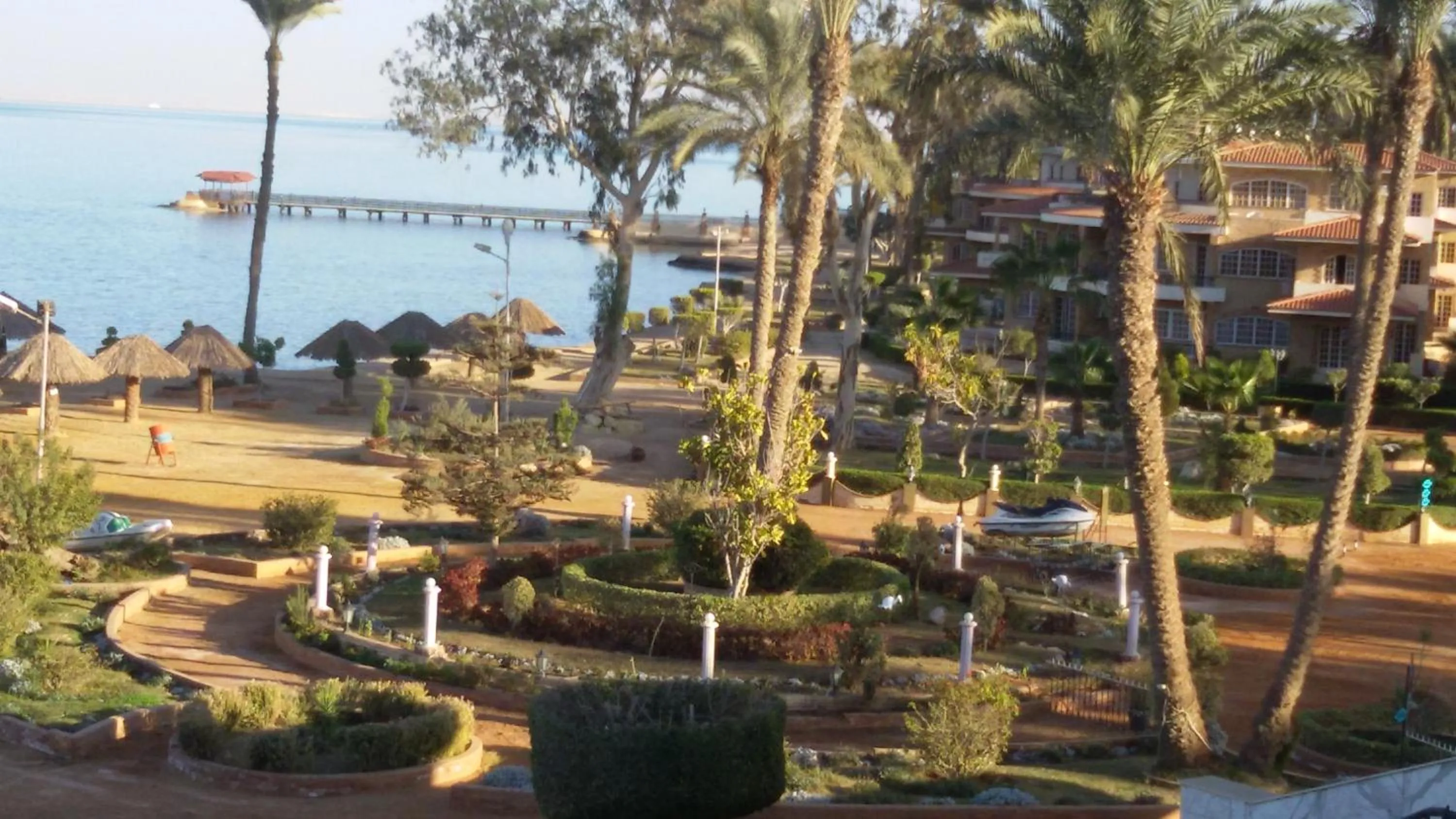 Beach in Fayed Armed Forces Hotel