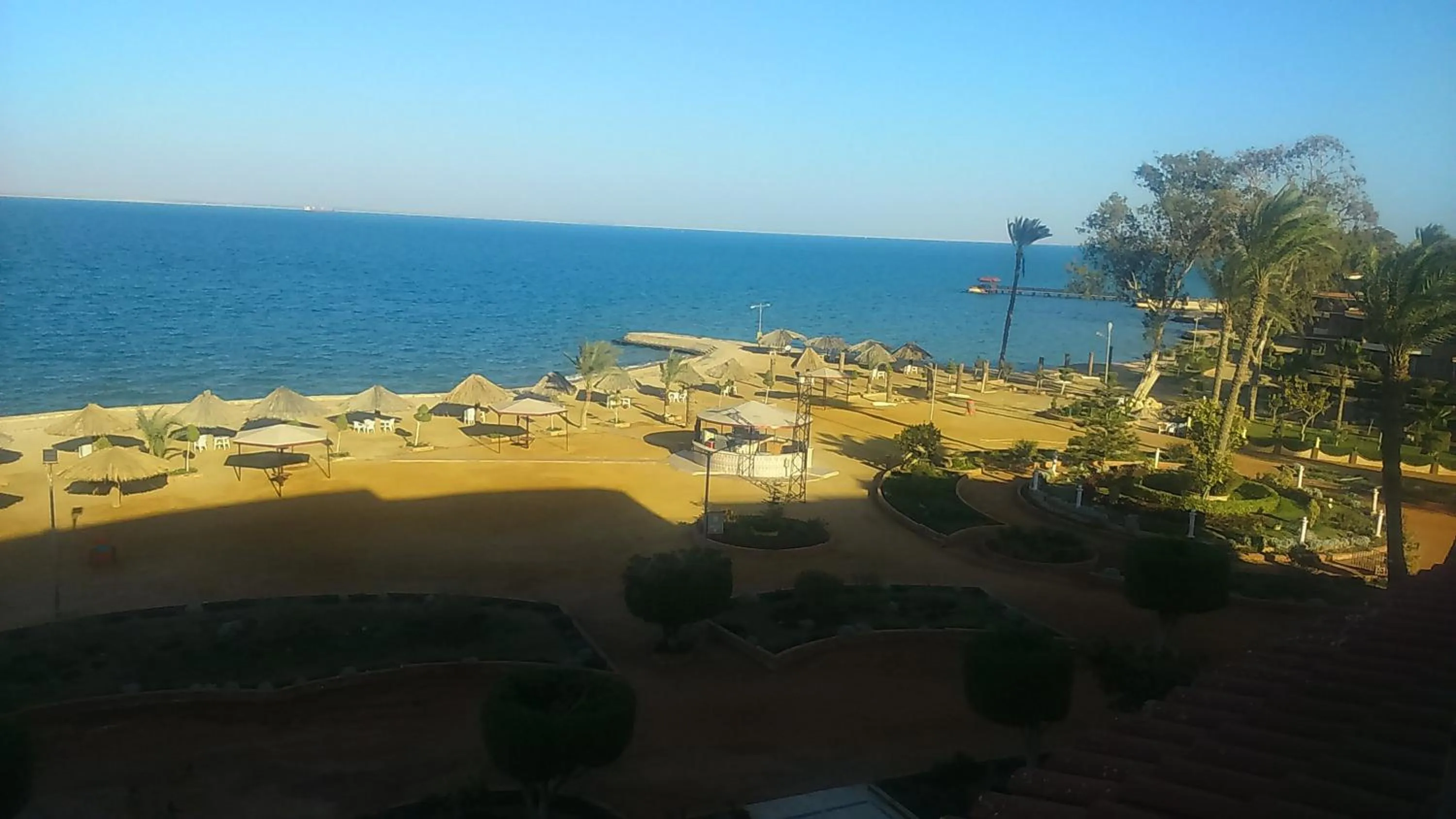 Beach in Fayed Armed Forces Hotel