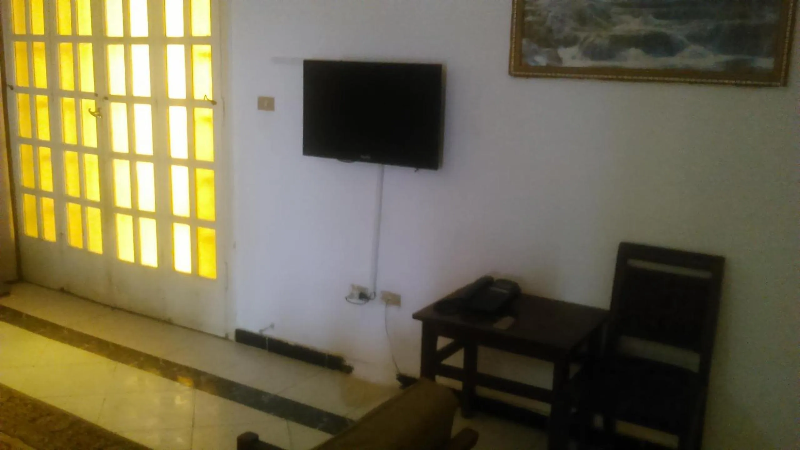 Seating area in Fayed Armed Forces Hotel