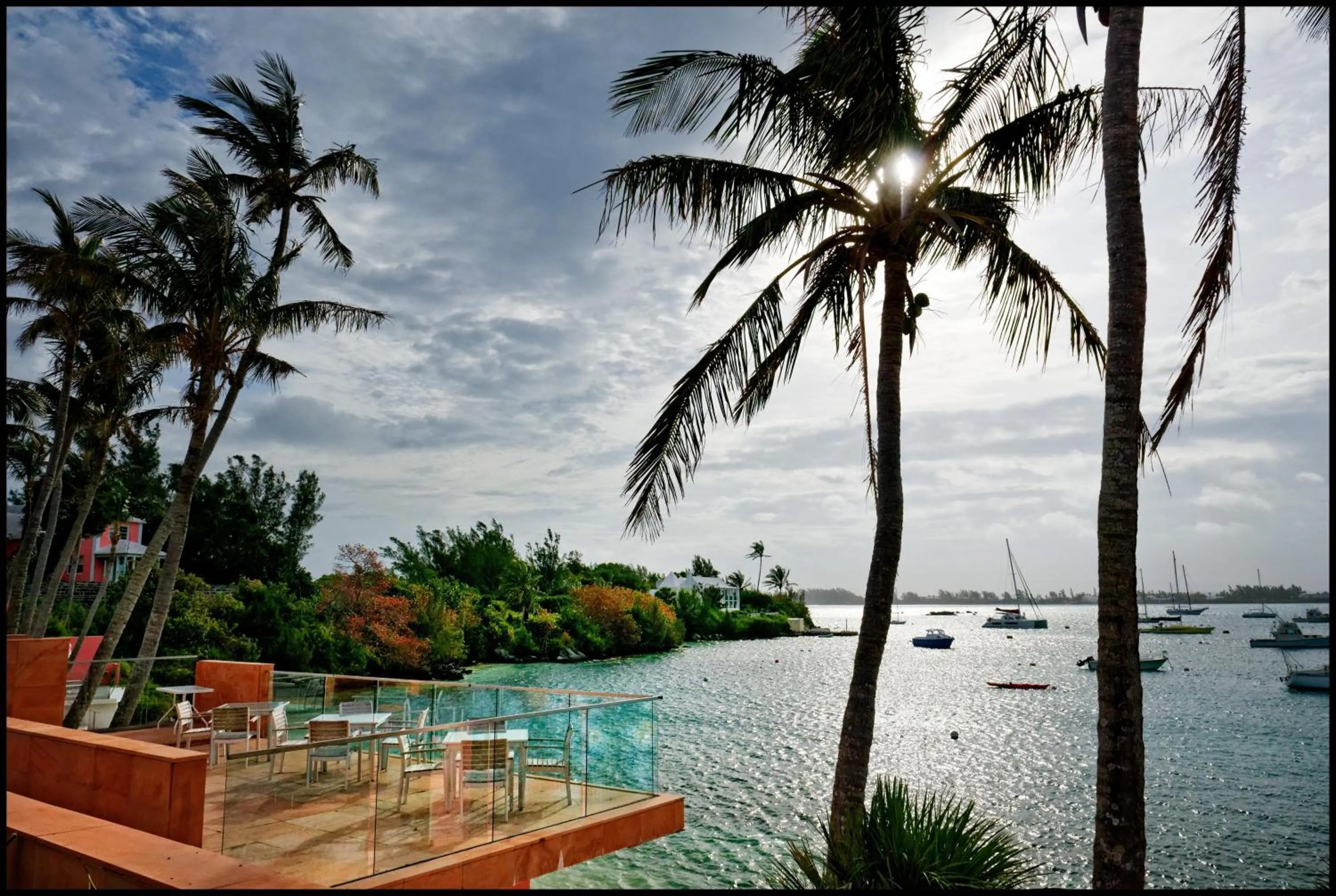 Patio in Cambridge Beaches Resort and Spa