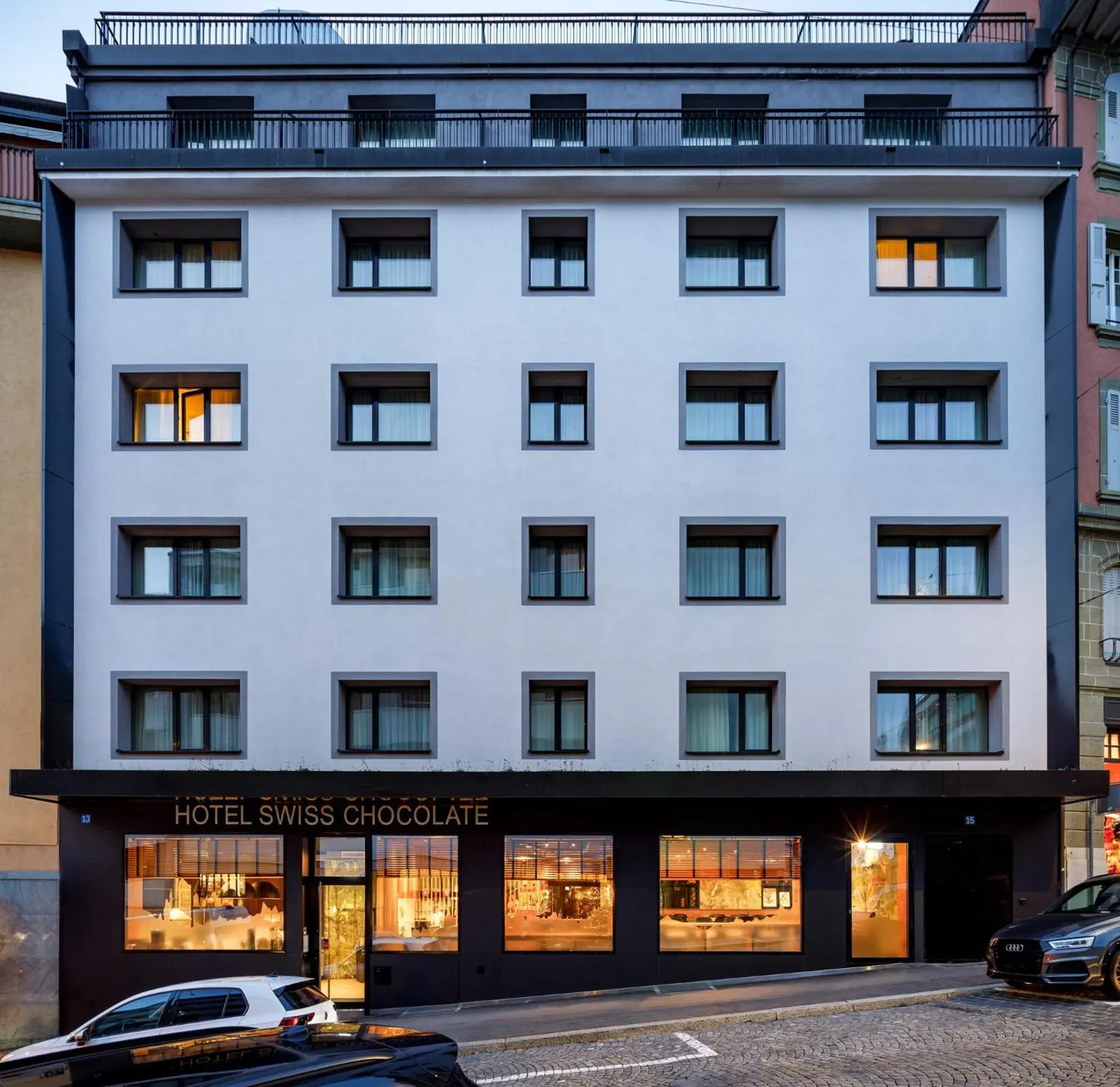 Property building in Swiss Chocolate by Fassbind Lausanne Property building in Swiss Chocolate by Fassbind Lausanne