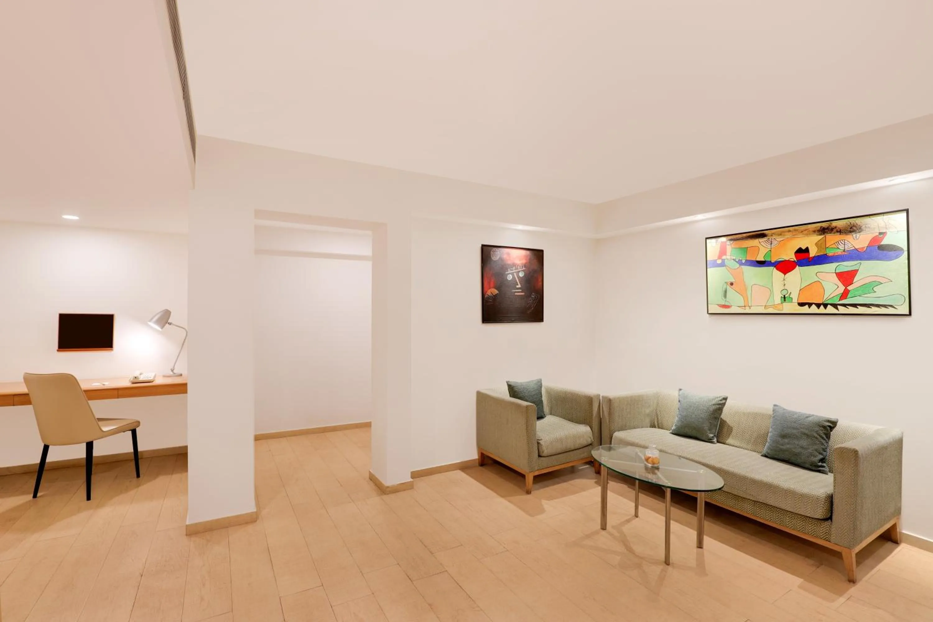 Living room in Lemon Tree Hotel, Indore