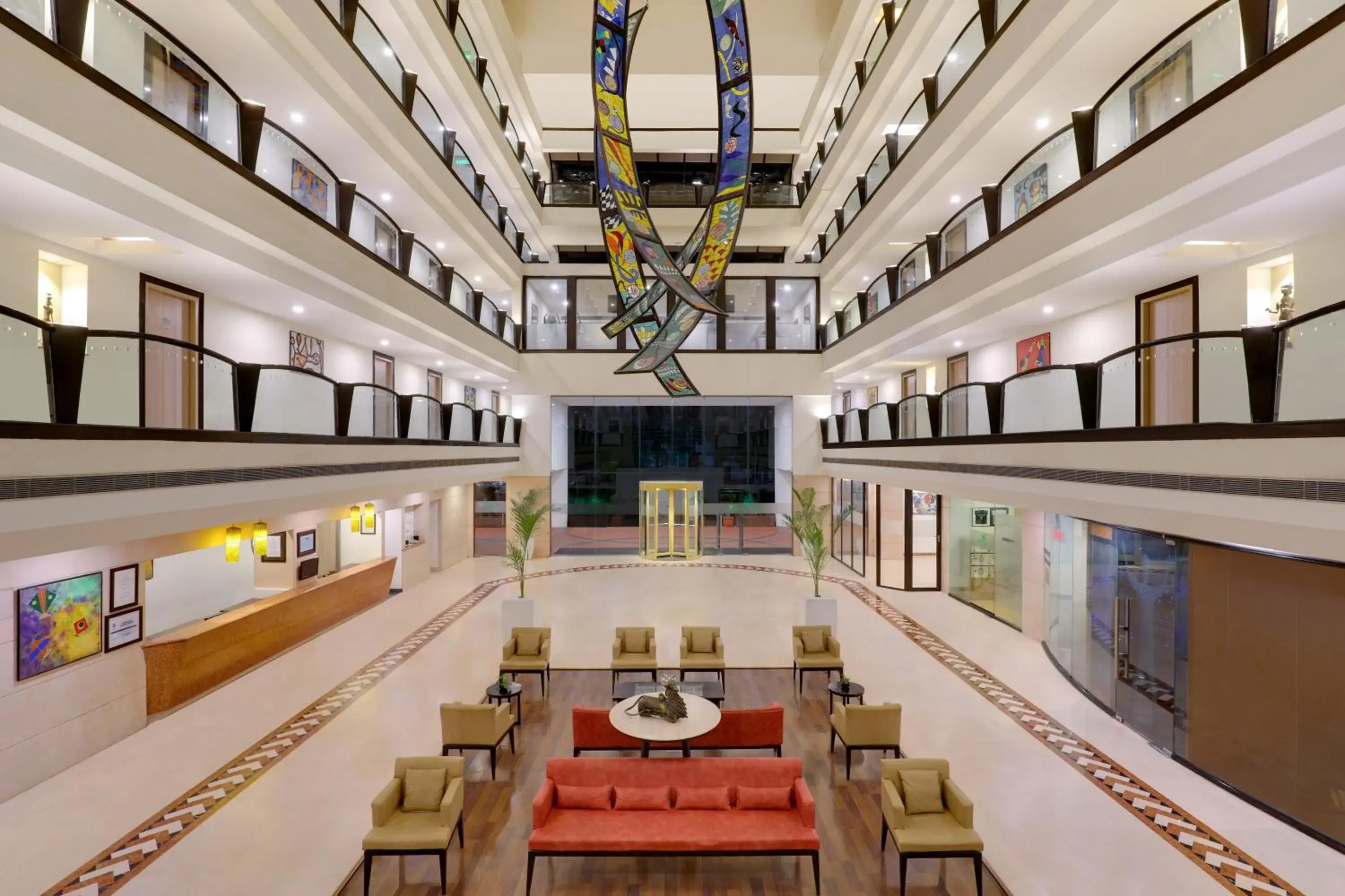Lobby or reception in Lemon Tree Hotel, Indore Lobby or reception in Lemon Tree Hotel, Indore