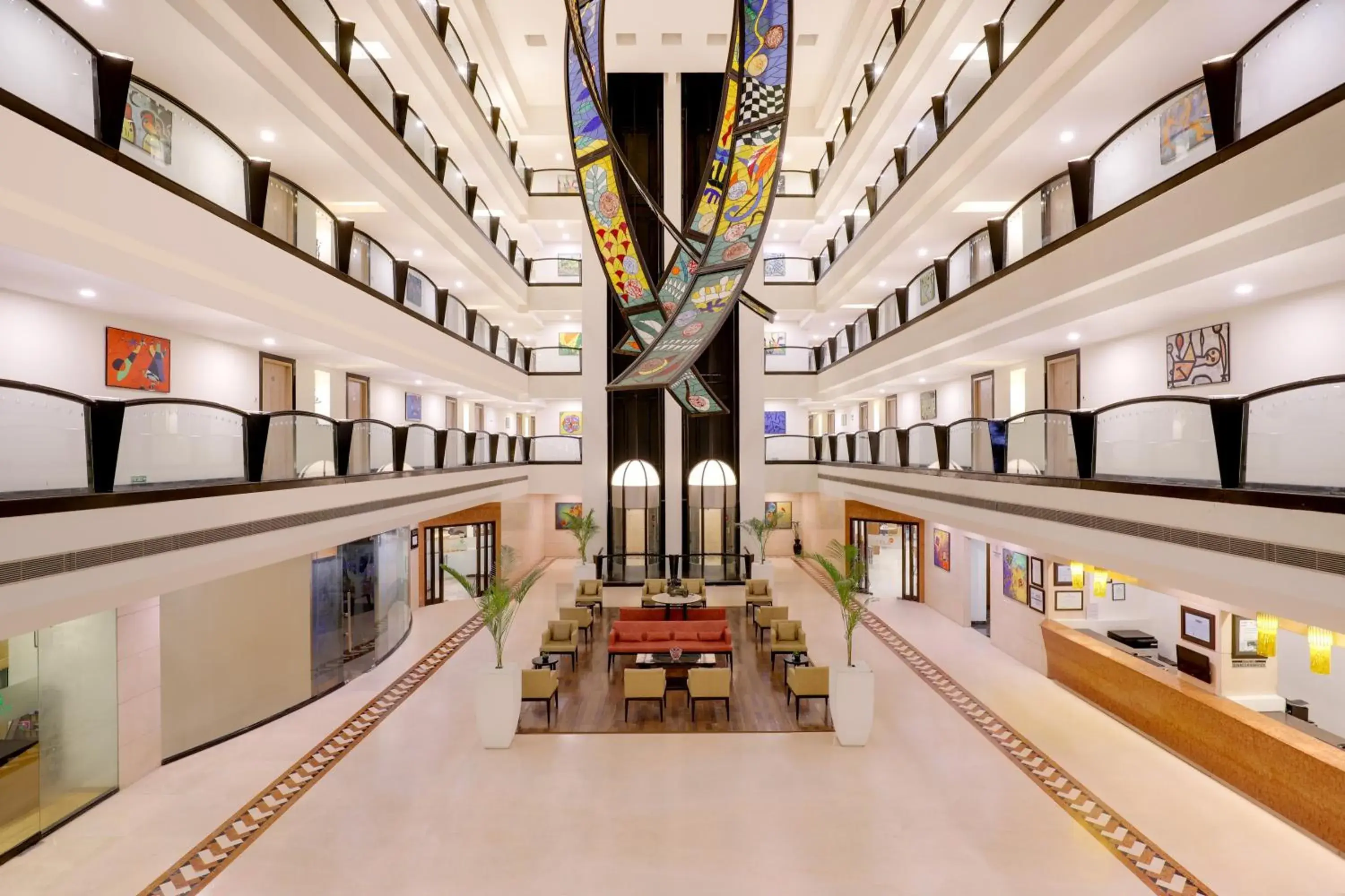 Lobby or reception in Lemon Tree Hotel, Indore Lobby or reception in Lemon Tree Hotel, Indore