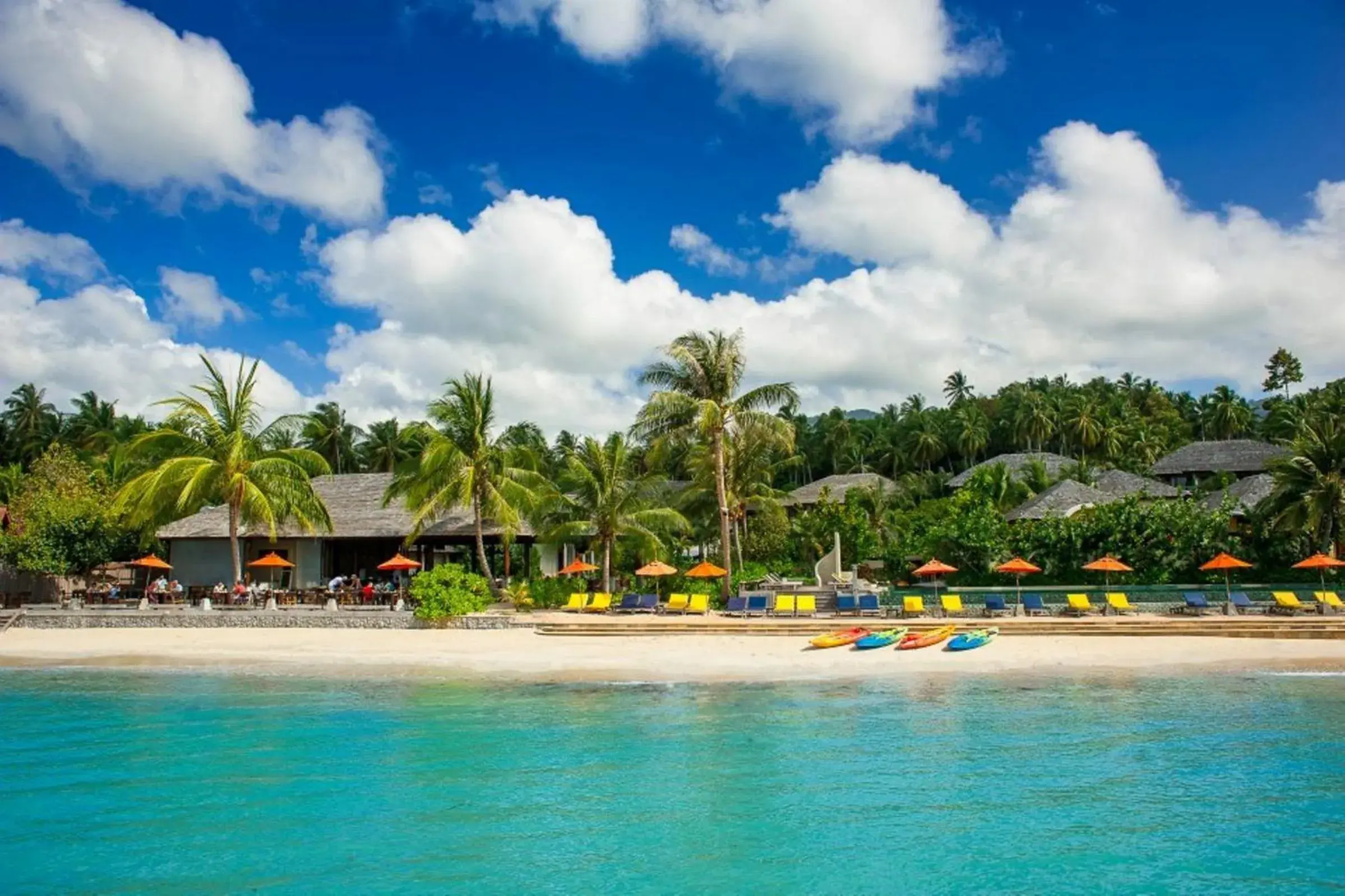 Bird's eye view in Chantaramas Beach Resort Koh Phangan Bird's eye view in Chantaramas Beach Resort Koh Phangan