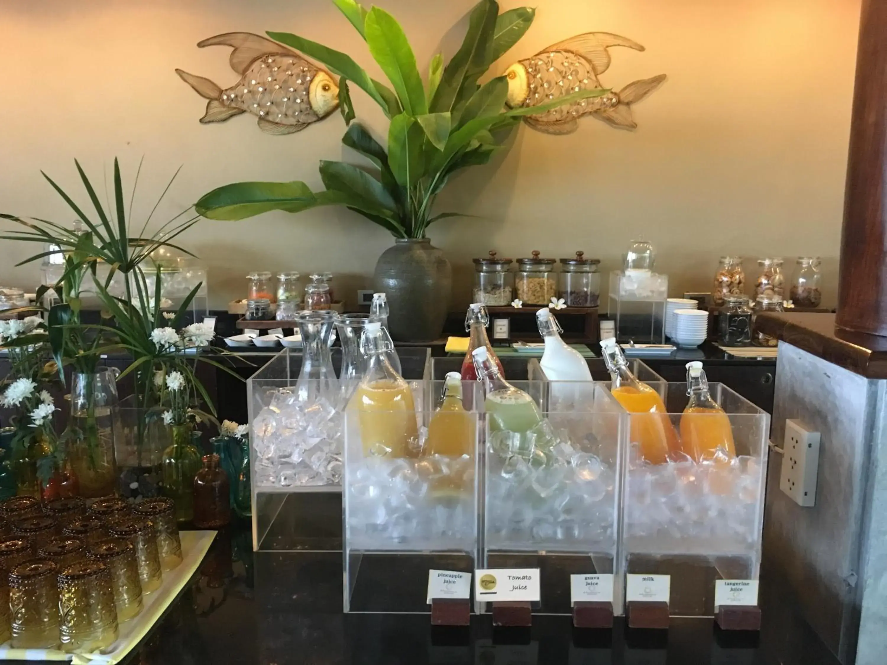 Buffet breakfast in Chantaramas Beach Resort Koh Phangan Buffet breakfast in Chantaramas Beach Resort Koh Phangan