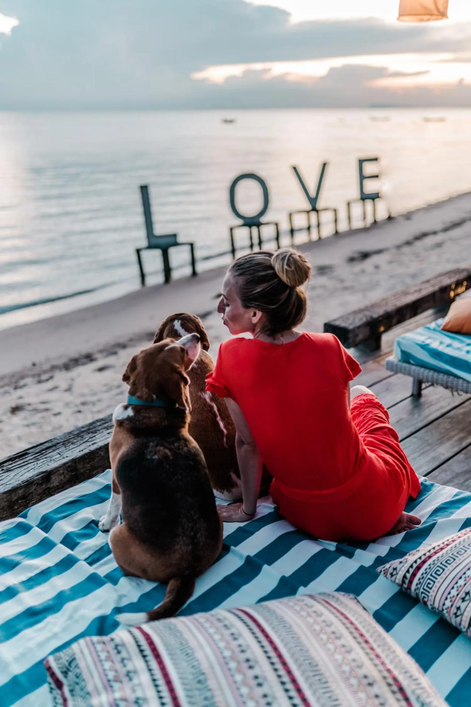 Sunset in Chantaramas Beach Resort Koh Phangan