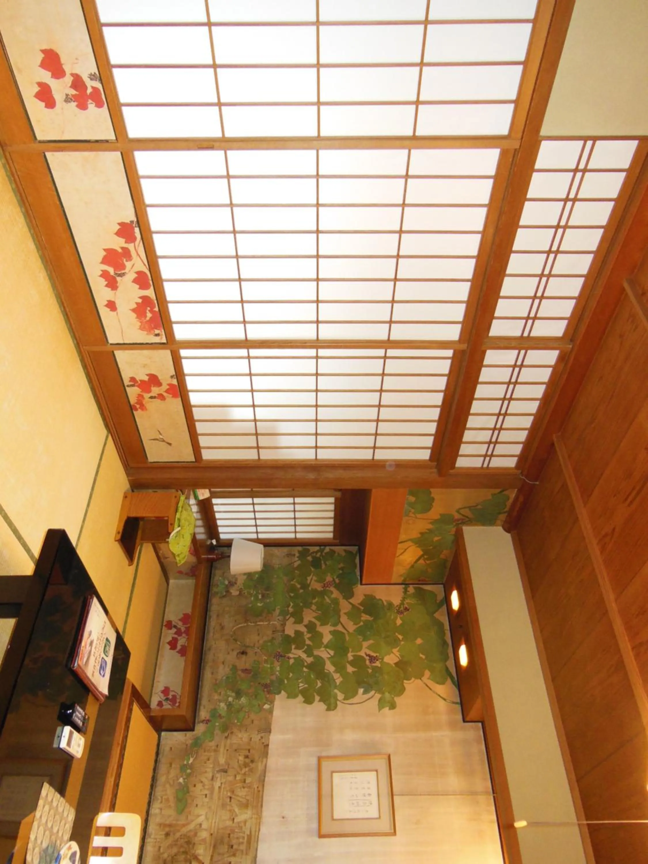 Decorative detail in Tsutaya Ryokan