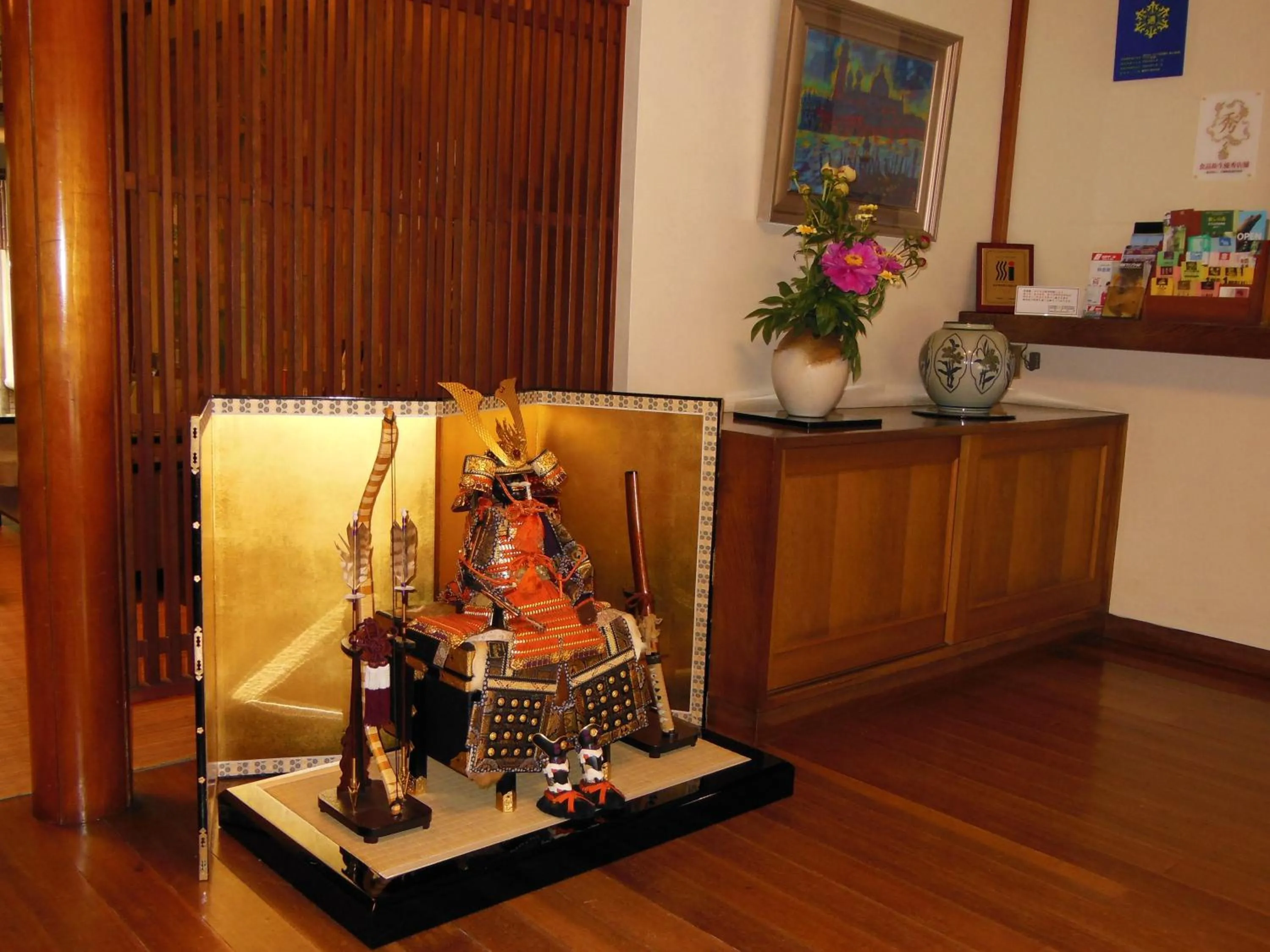 Decorative detail in Tsutaya Ryokan
