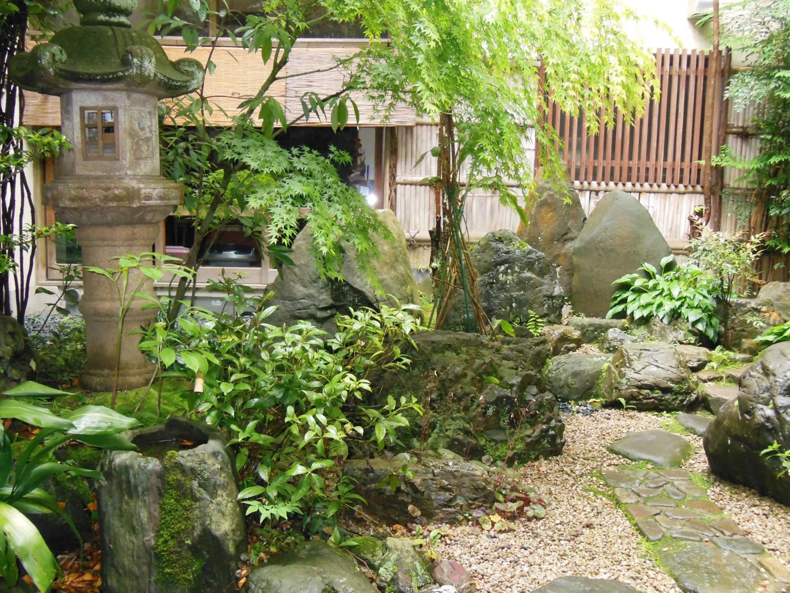 Garden in Tsutaya Ryokan