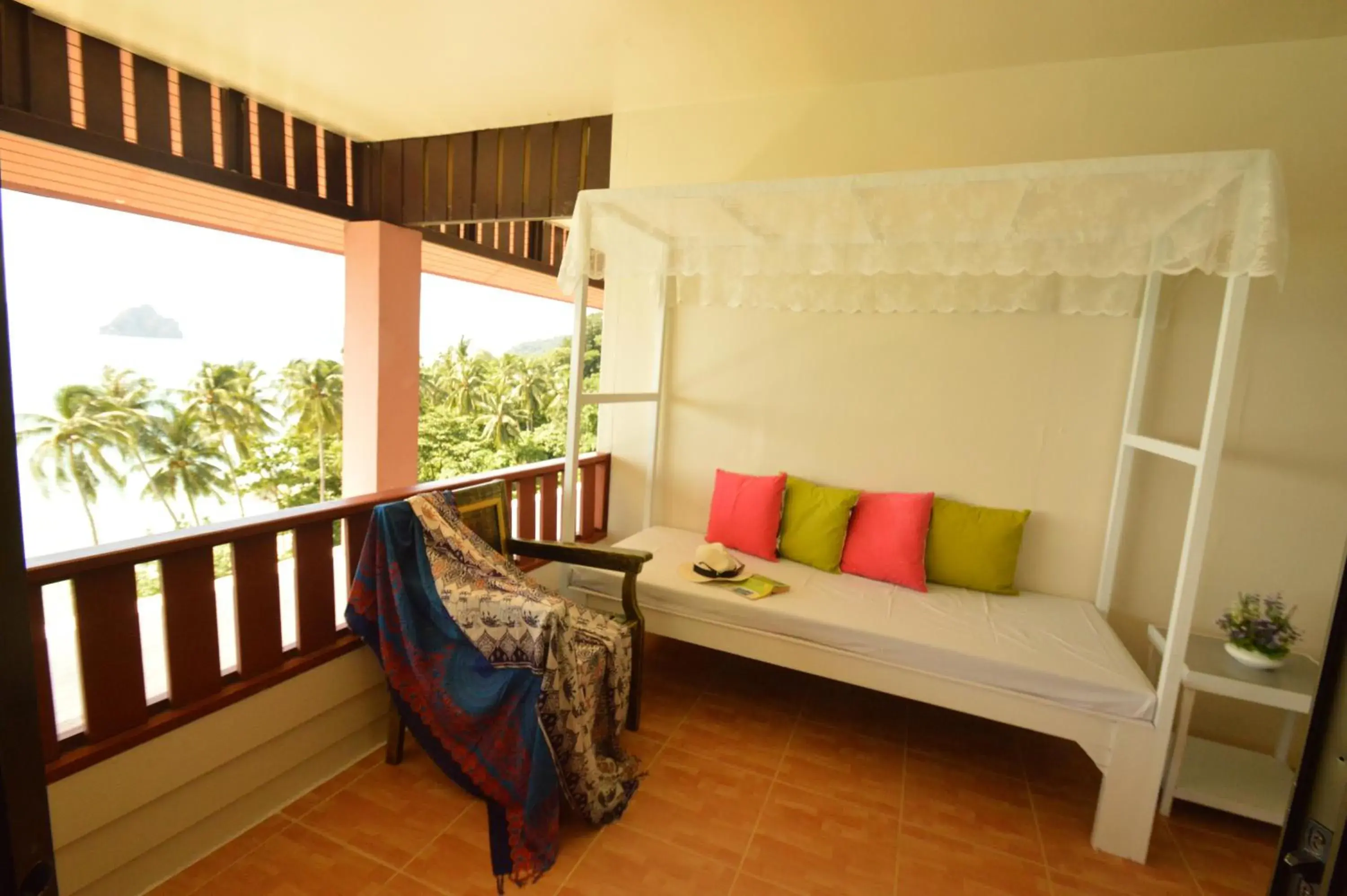 Day, Bed in Koh Ngai Cliff Beach Resort Day, Bed in Koh Ngai Cliff Beach Resort
