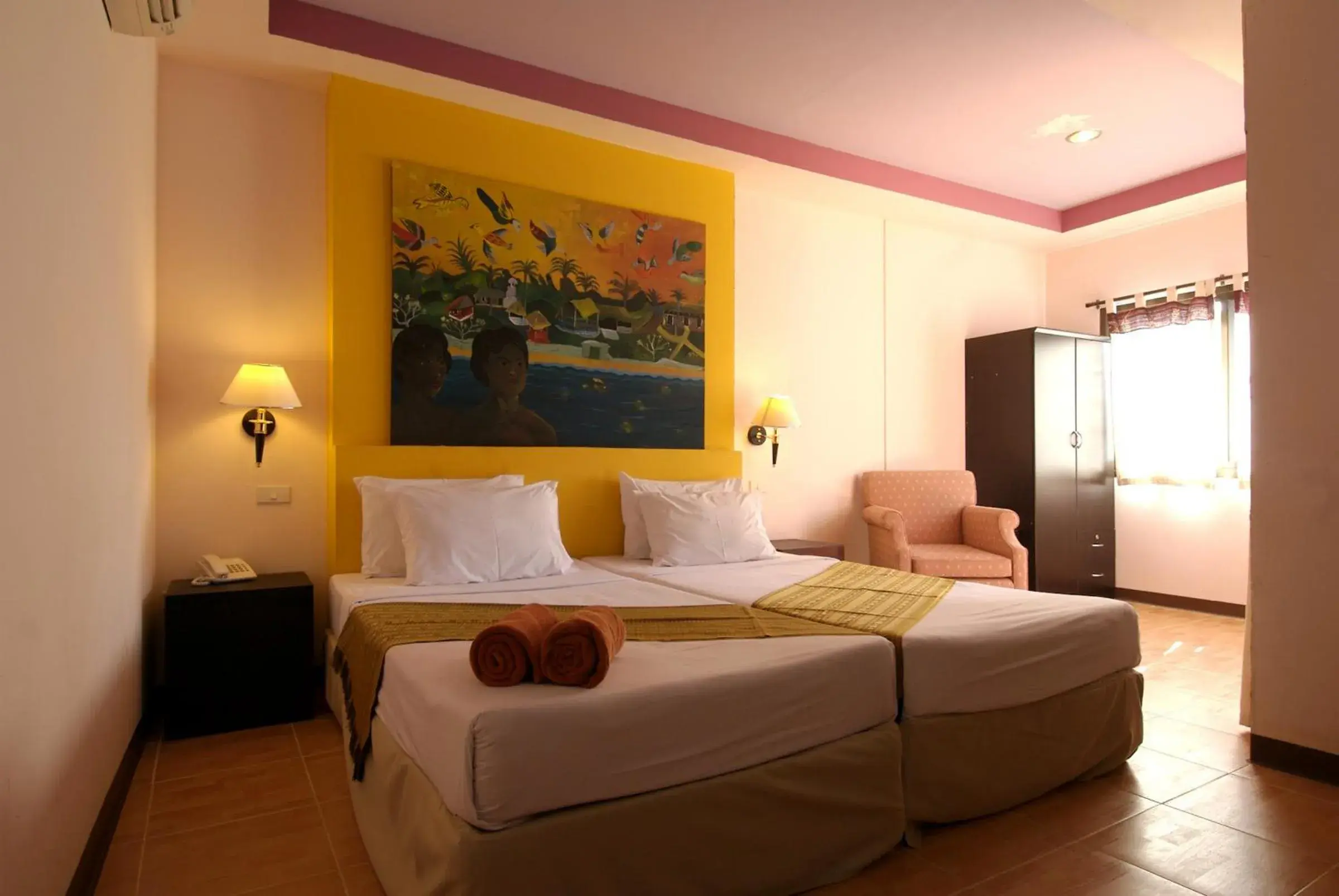 Photo of the whole room, Bed in Koh Ngai Cliff Beach Resort Photo of the whole room, Bed in Koh Ngai Cliff Beach Resort