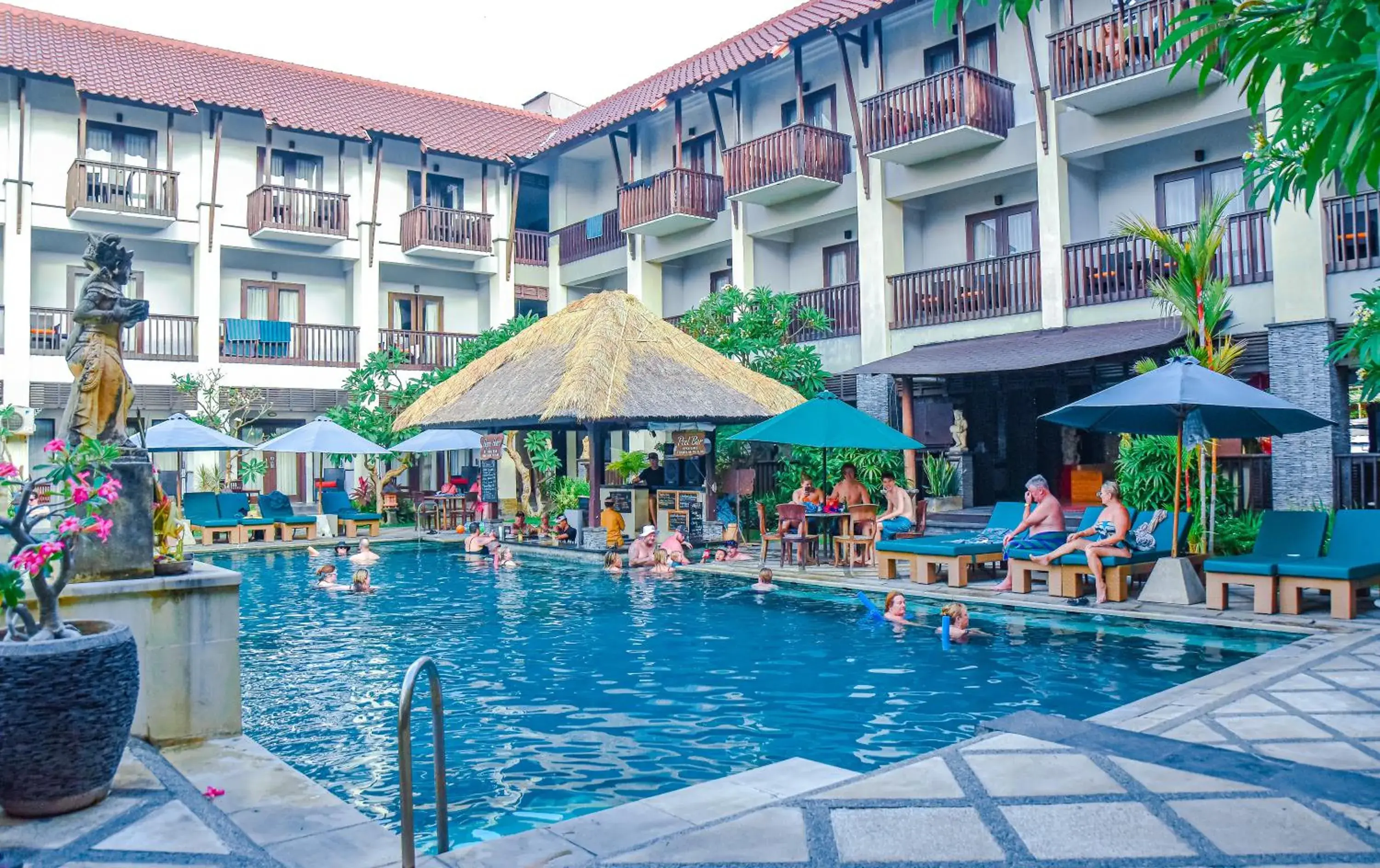 Swimming pool in The Lokha Legian Resort & Spa Swimming pool in The Lokha Legian Resort & Spa