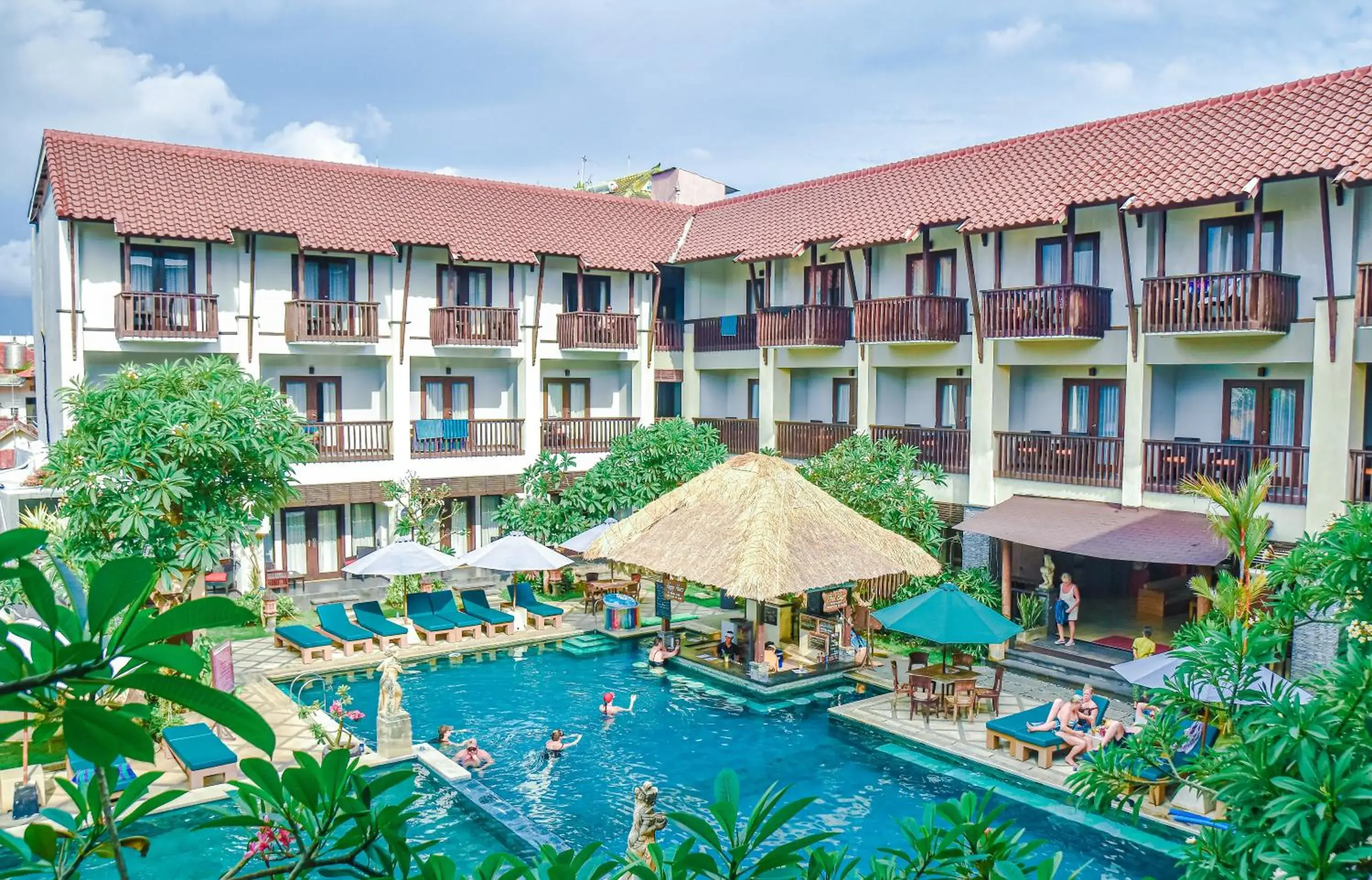 Swimming pool in The Lokha Legian Resort & Spa Swimming pool in The Lokha Legian Resort & Spa