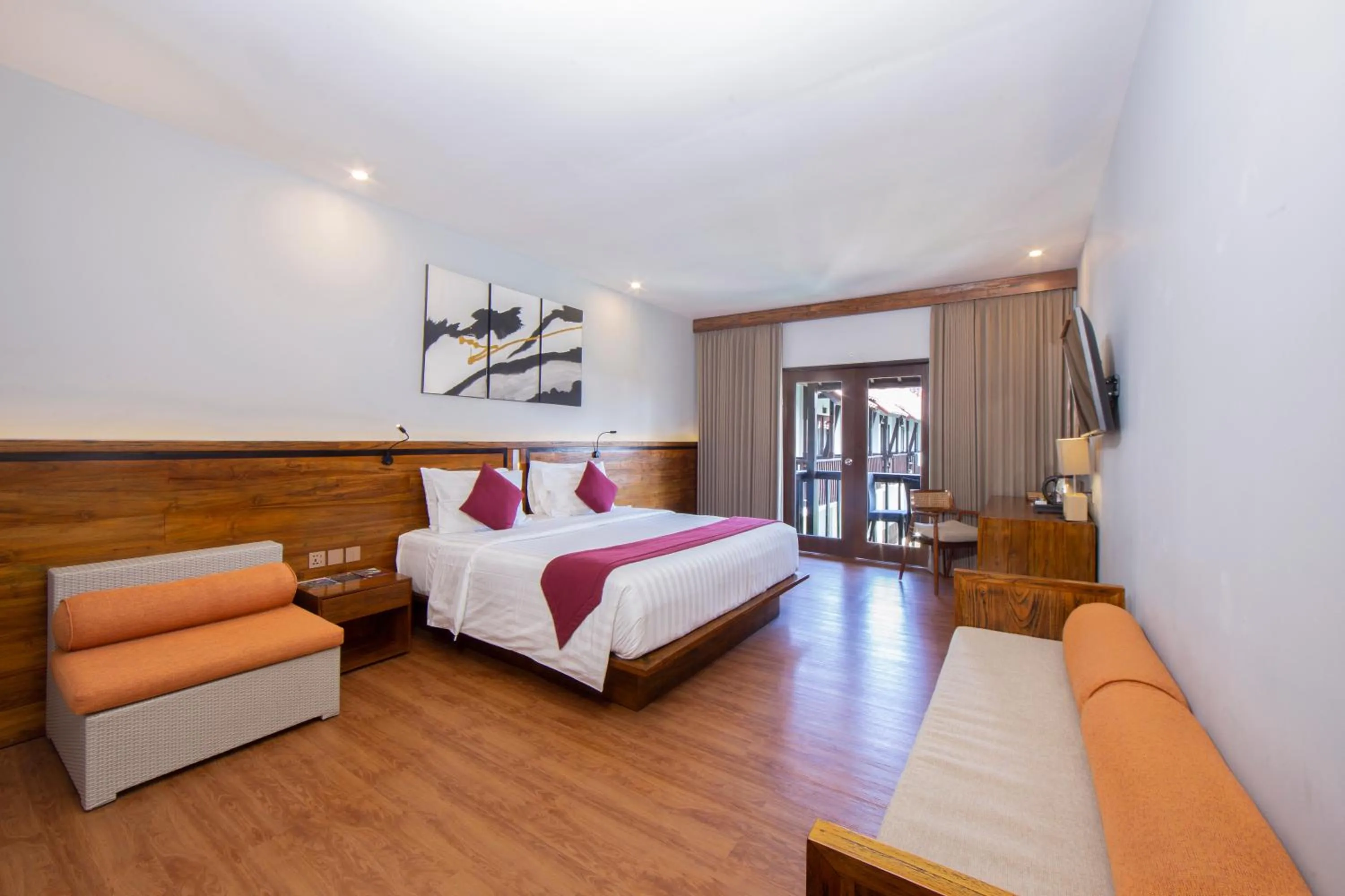 Bedroom, Bed in The Lokha Legian Resort & Spa