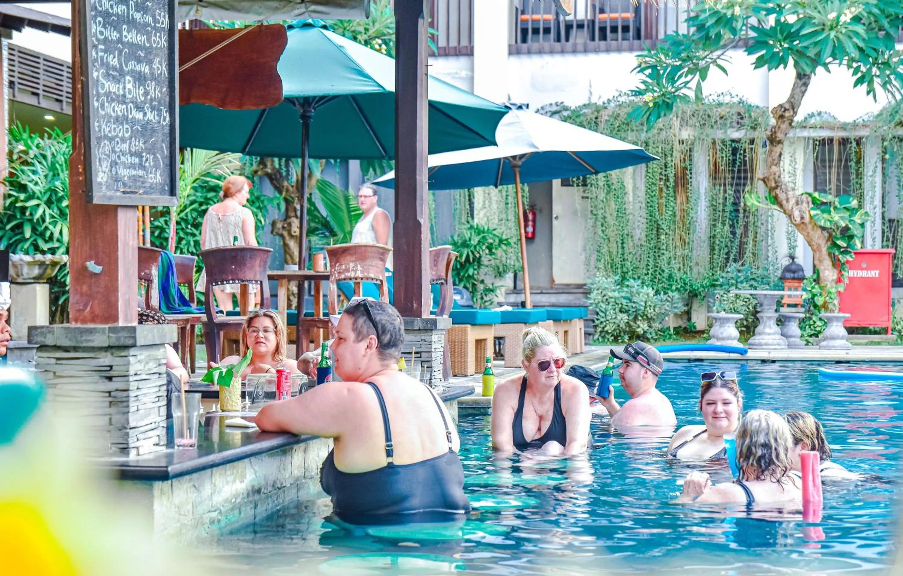 Swimming pool in The Lokha Legian Resort & Spa