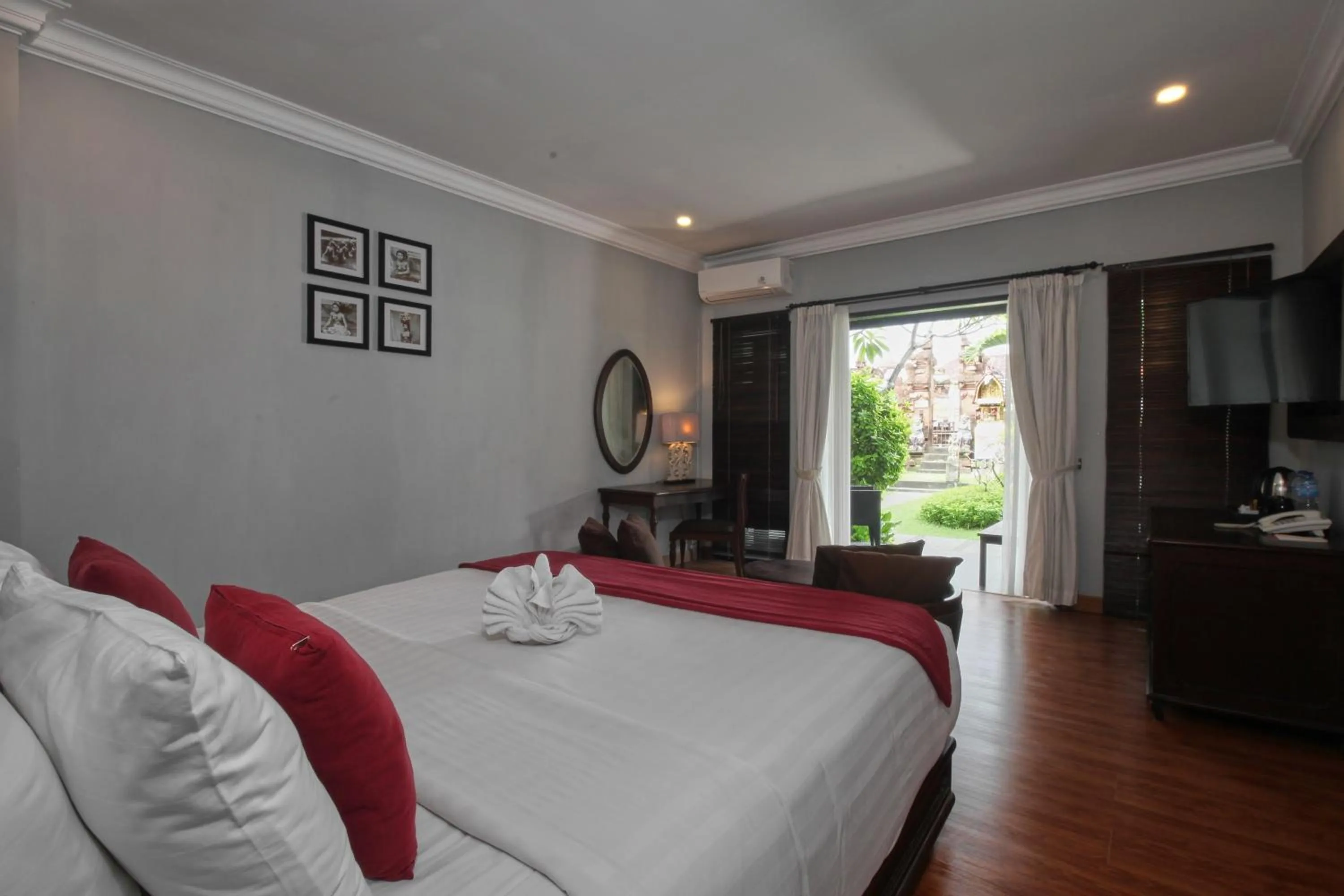 Bed in The Lokha Legian Resort & Spa