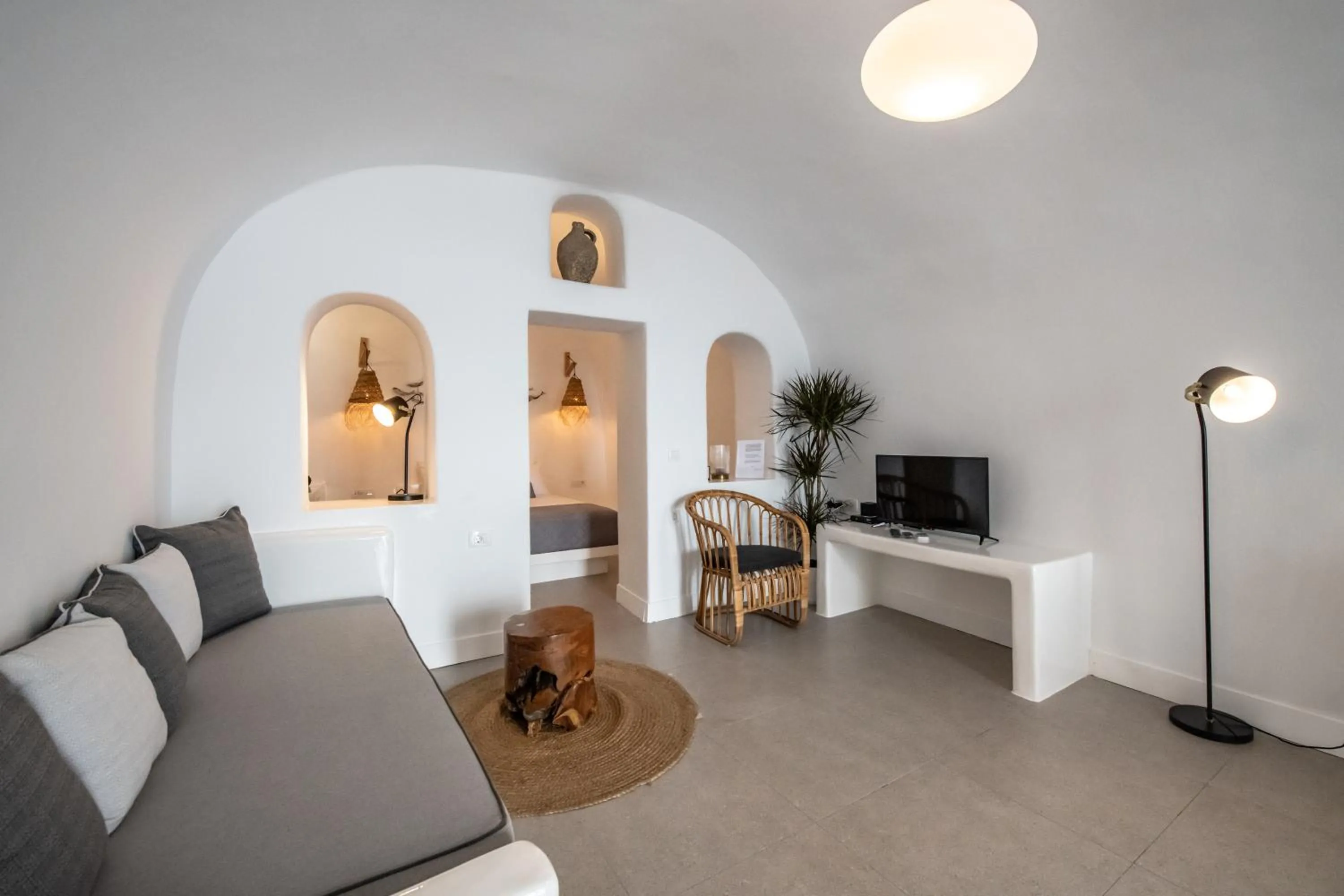 Seating area in Virginia's Cave Villas