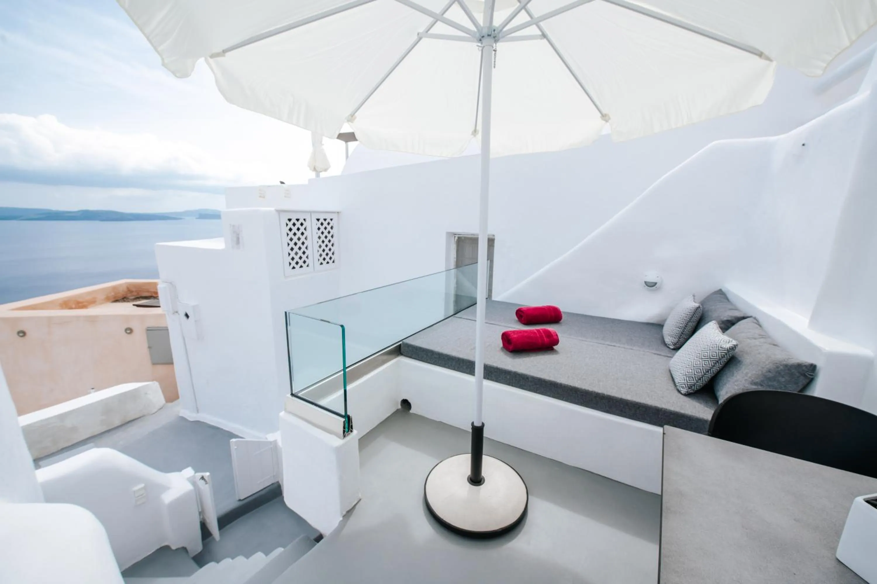 Balcony/Terrace in Virginia's Cave Villas