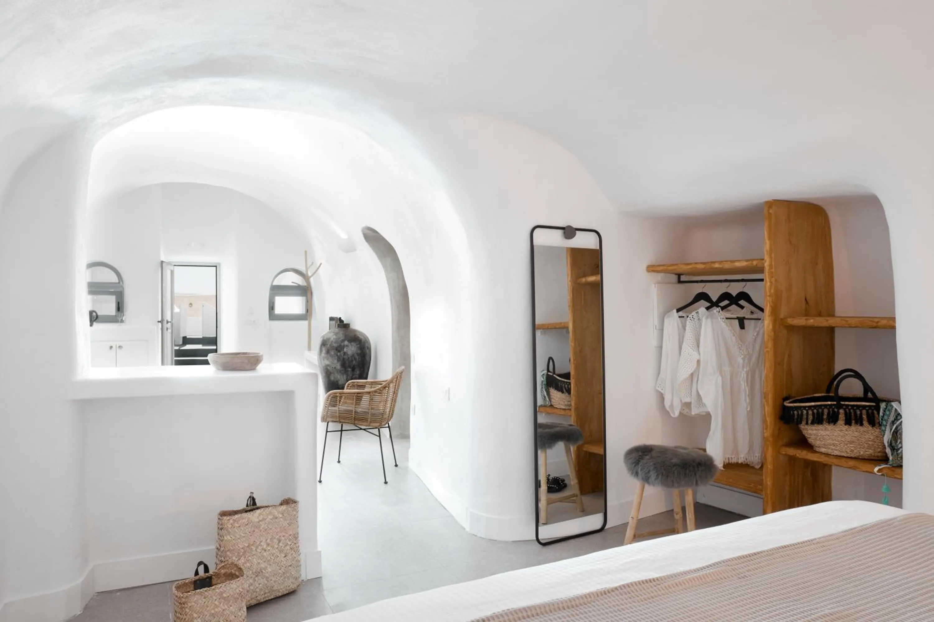 Decorative detail, Bed in Virginia's Cave Villas