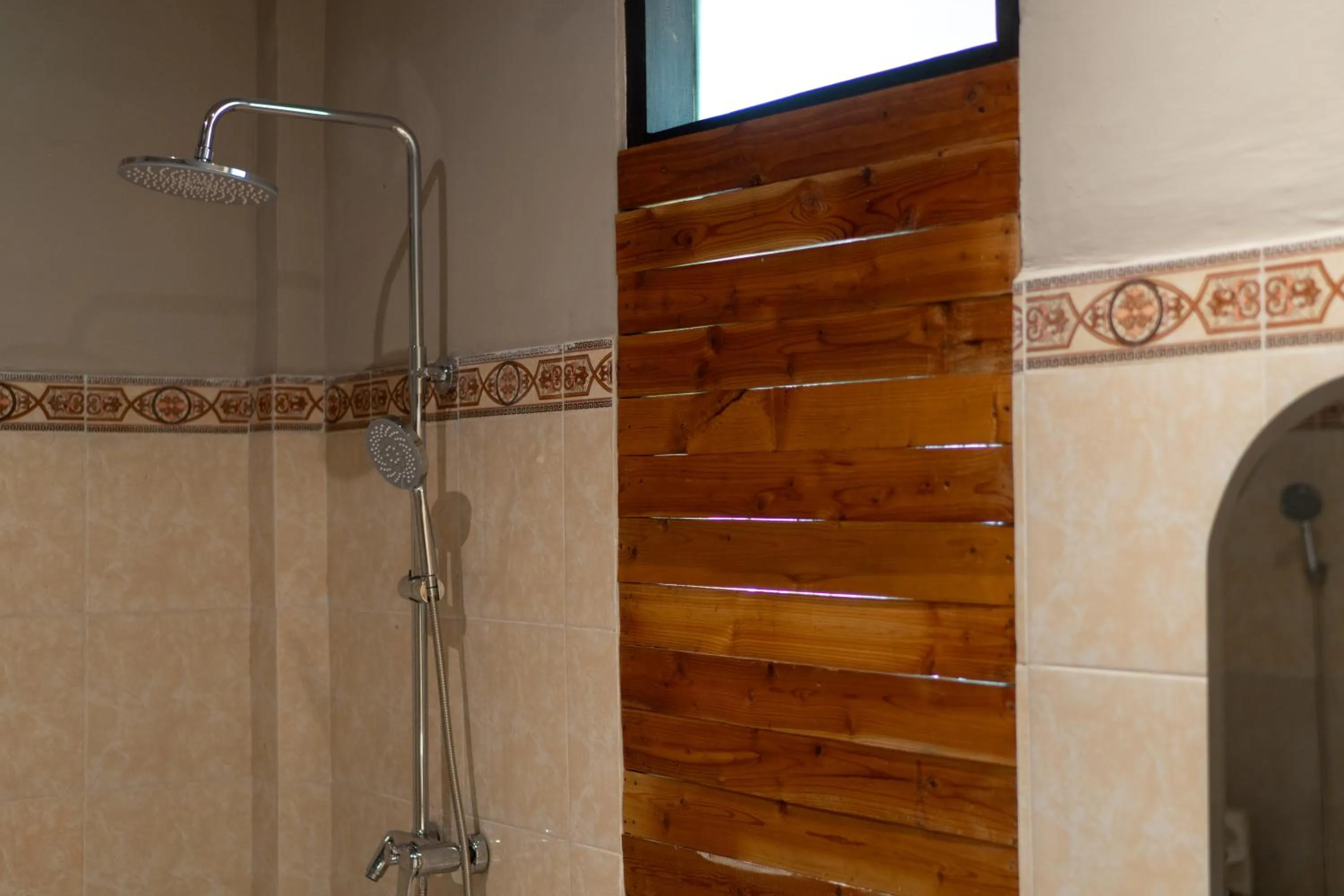 Shower in Warsa's Garden Bungalow and Spa