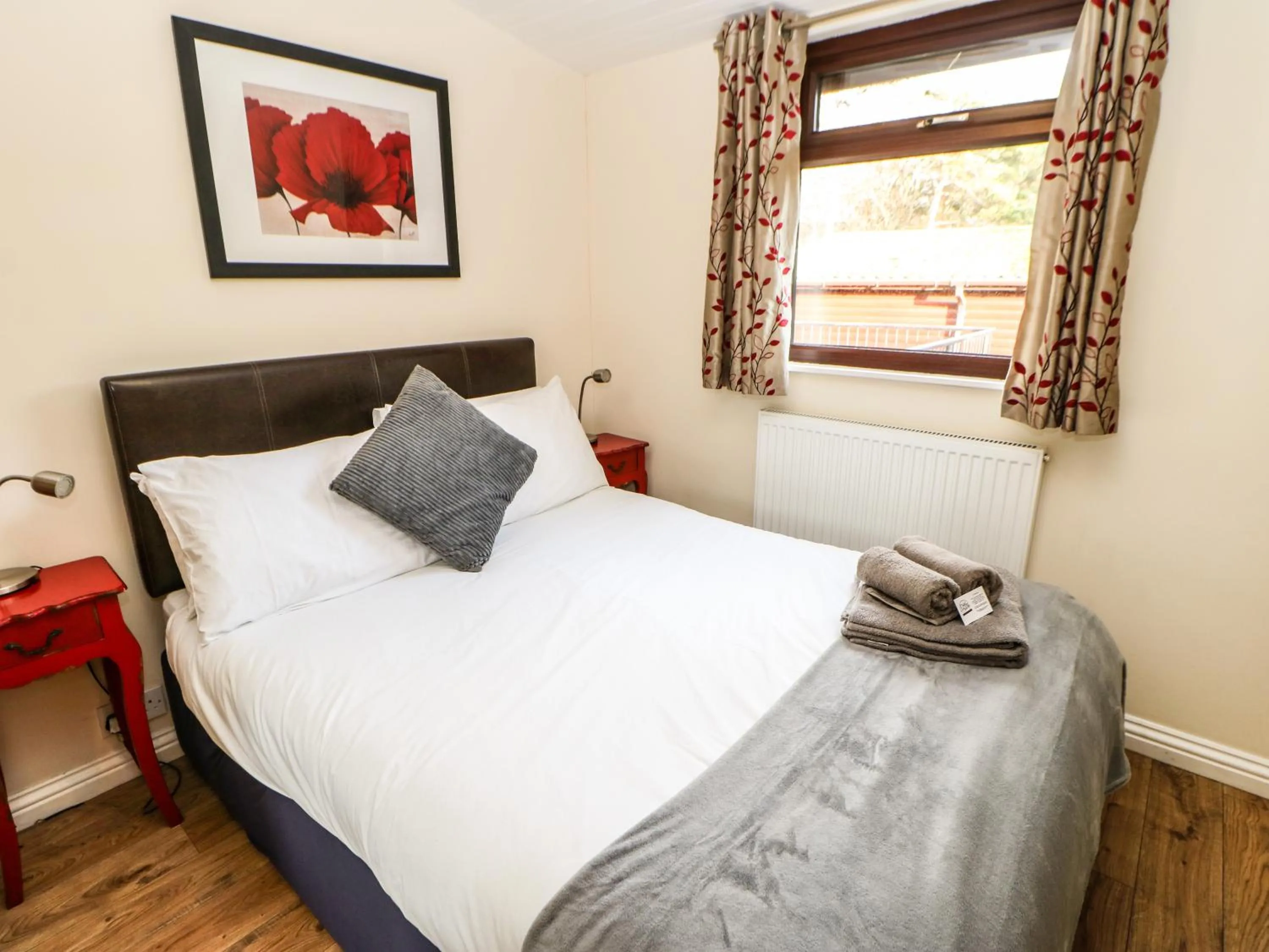 Bed in Primrose Lodge
