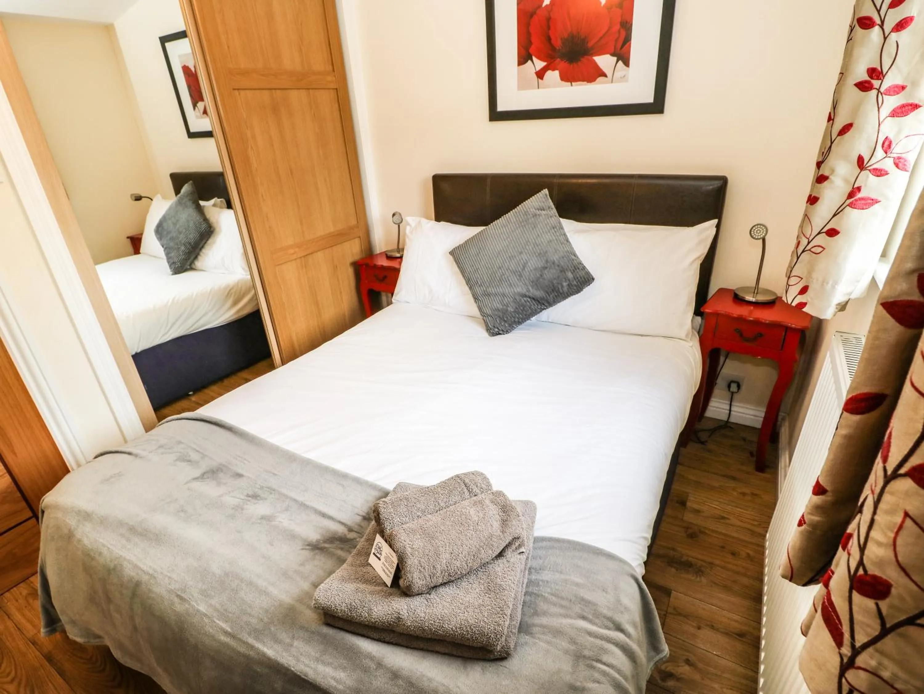 Bed in Primrose Lodge
