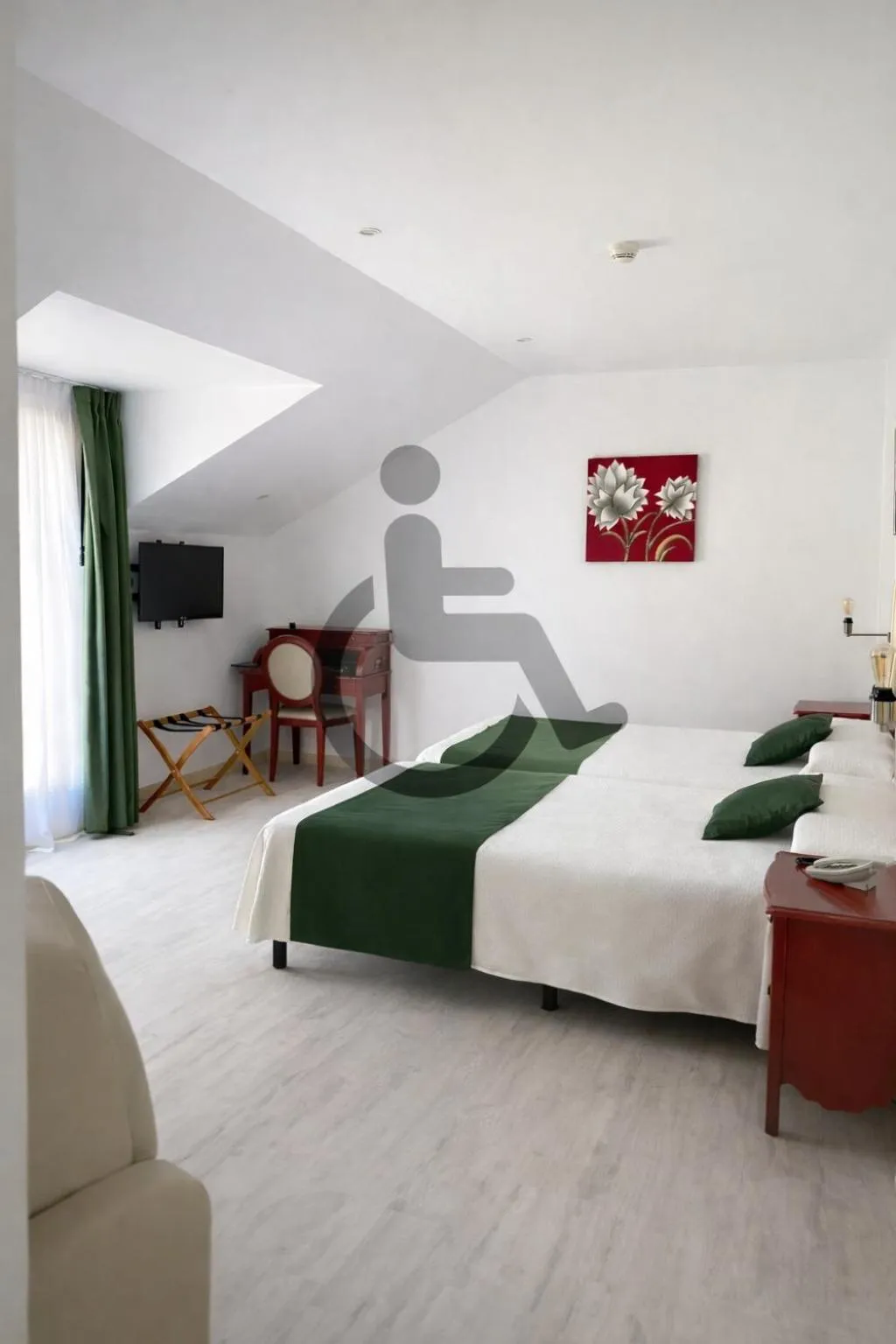 Bed in Hotel Valle de Cabezón