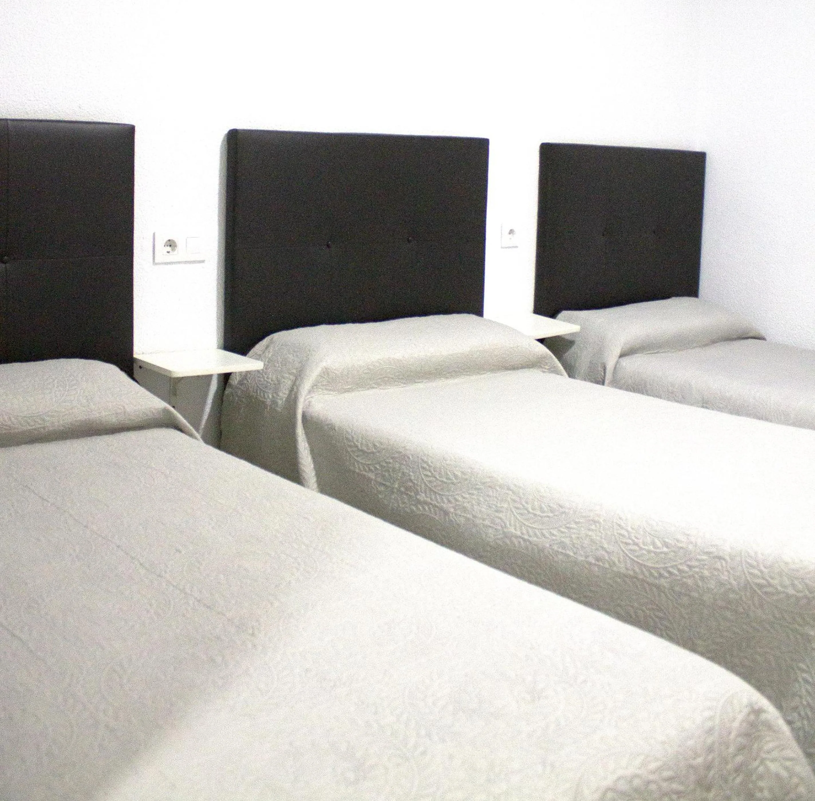 Bathroom, Bed in Hostal Villa