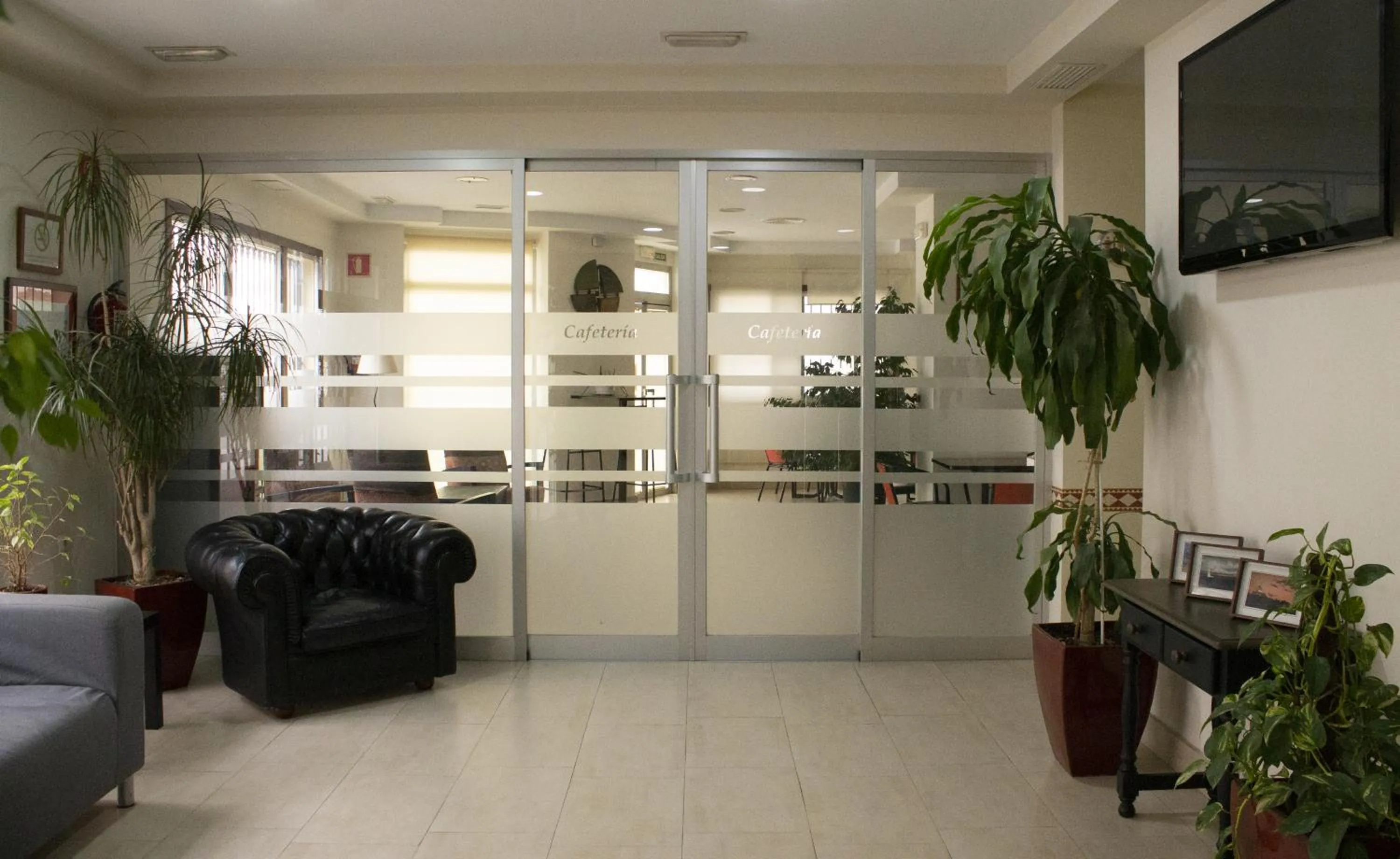 Lobby or reception in Hostal Villa