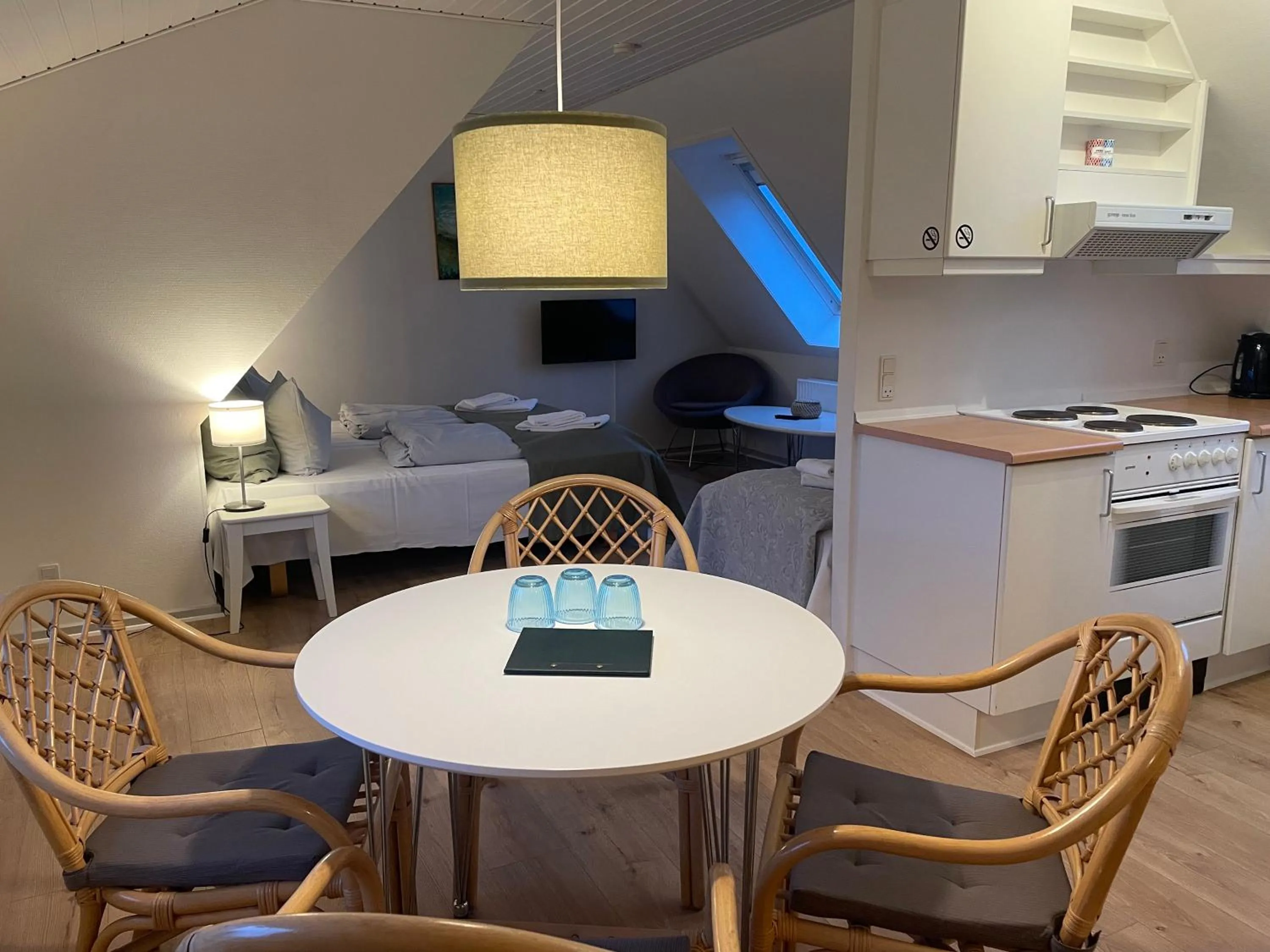 Living room in Hotel Kirkedal B&B