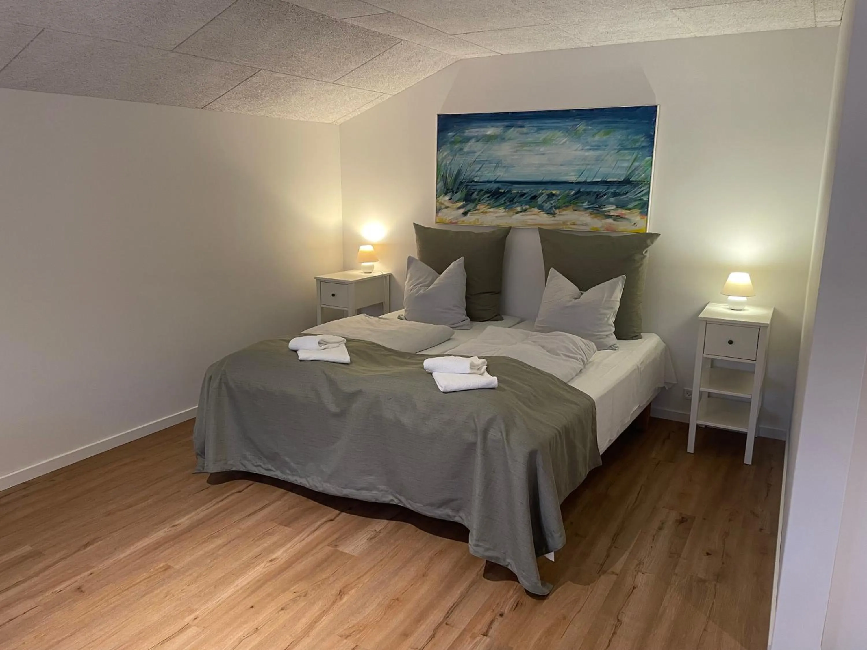 Bed in Hotel Kirkedal B&B