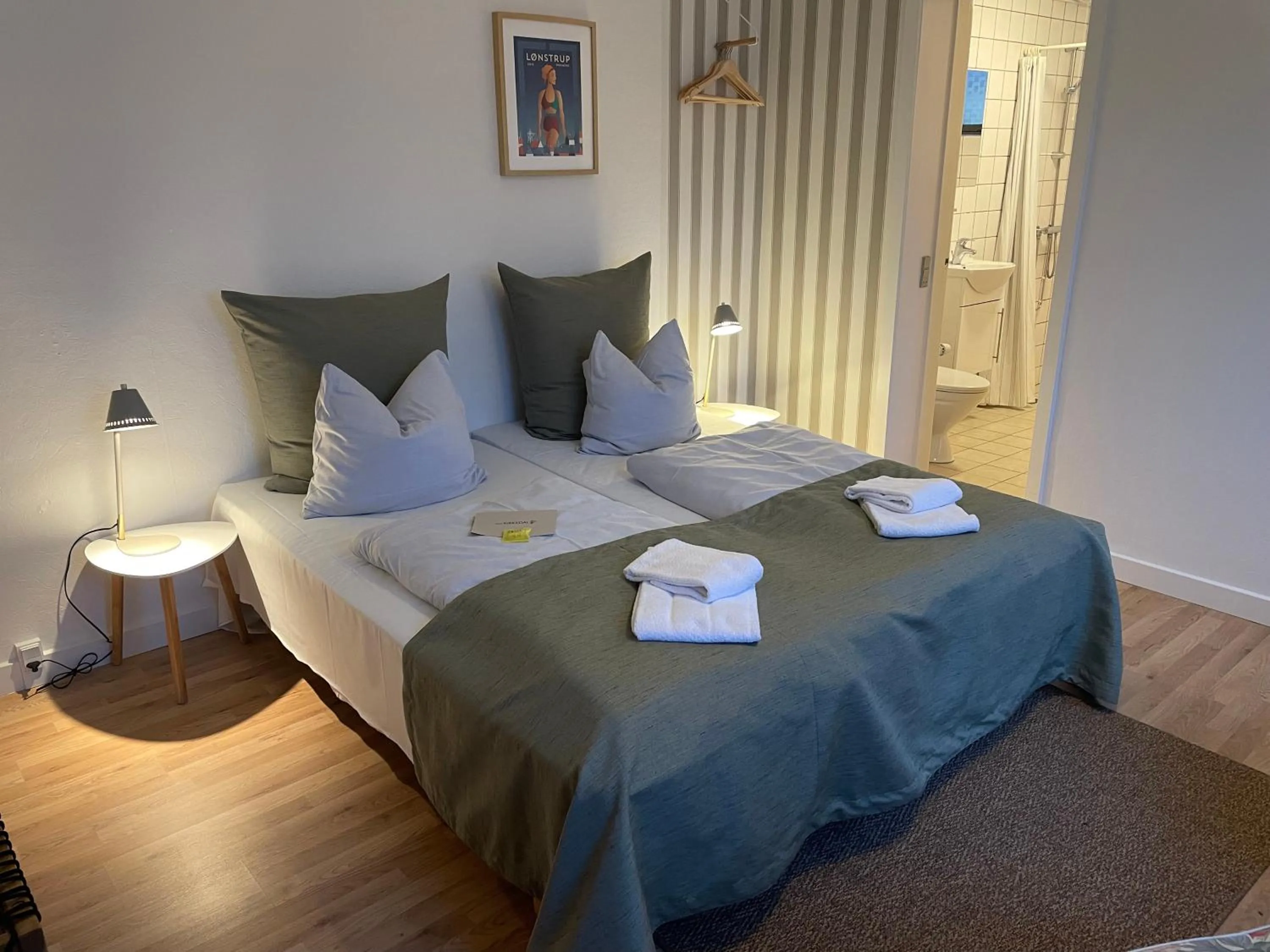 Bed in Hotel Kirkedal B&B