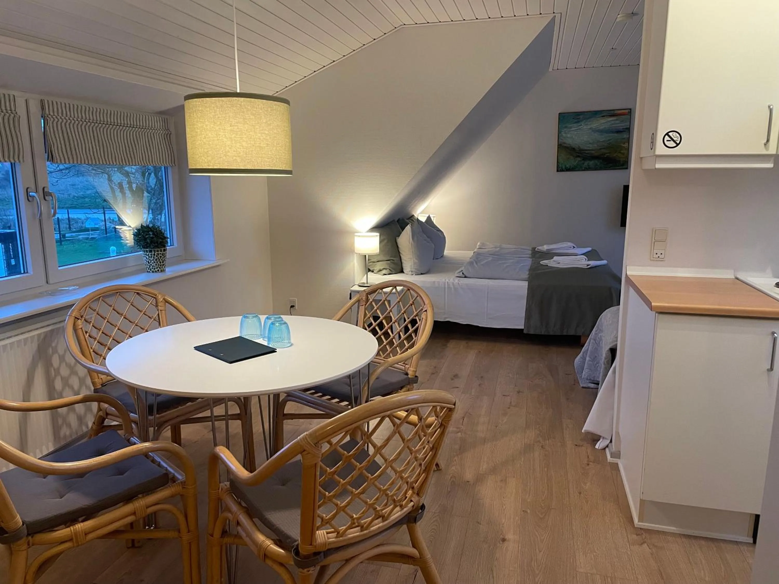 Living room in Hotel Kirkedal B&B