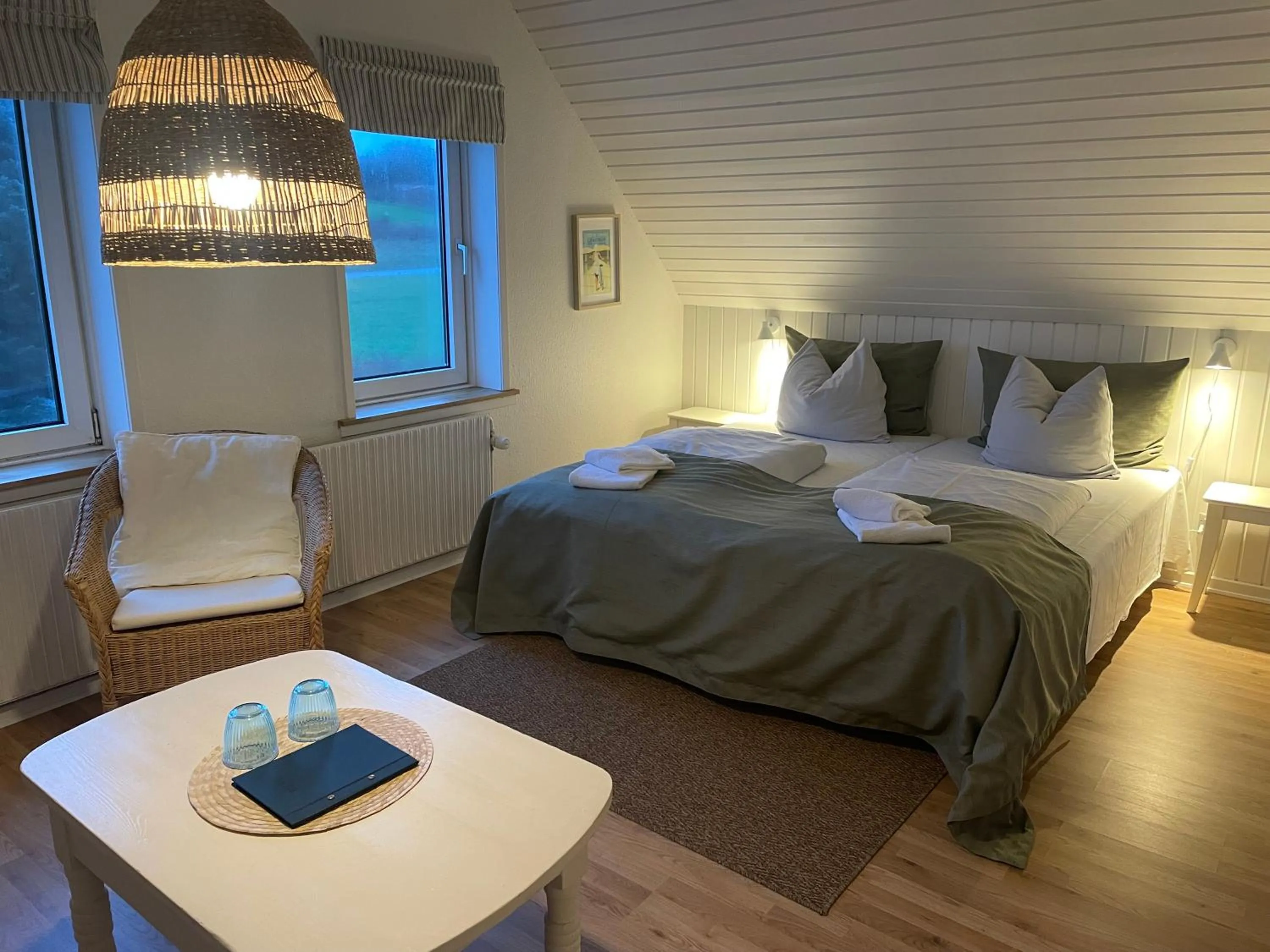 Bedroom, Bed in Hotel Kirkedal B&B