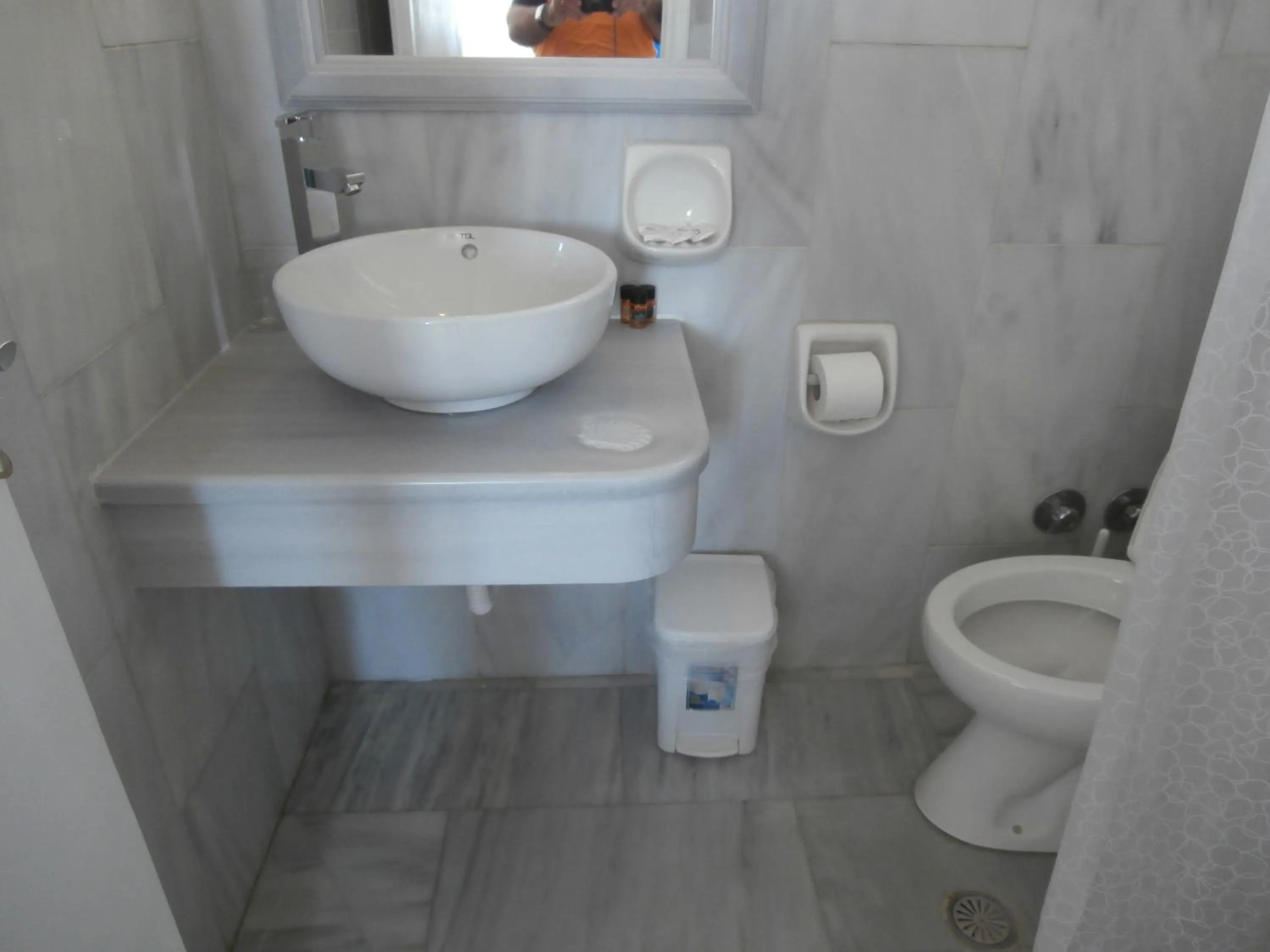 Bathroom in Kionia Galini Bangalows