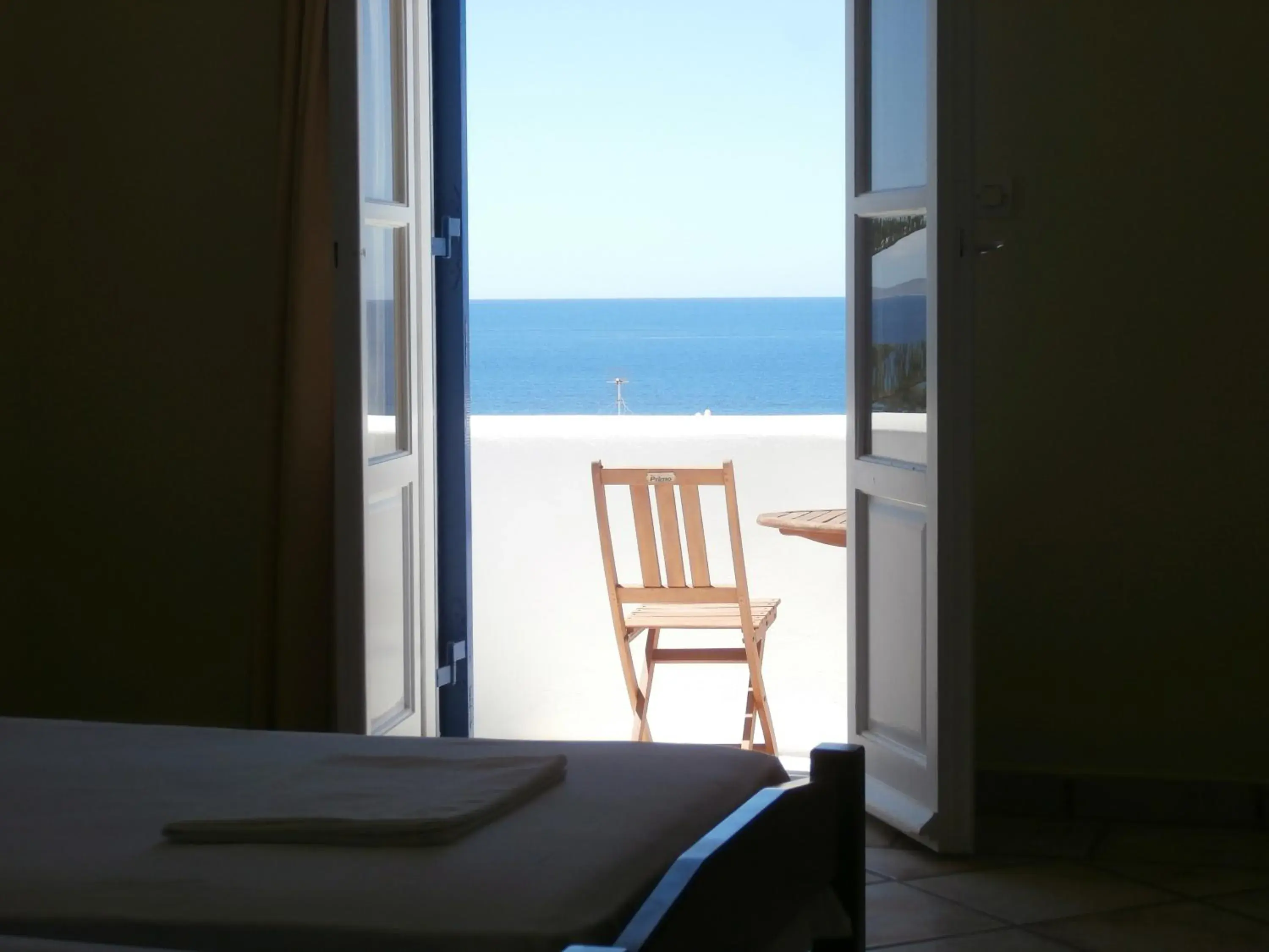 Twin Room - Upper Floor with Panoramic Sea View in Kionia Galini Bangalows Twin Room - Upper Floor with Panoramic Sea View in Kionia Galini Bangalows
