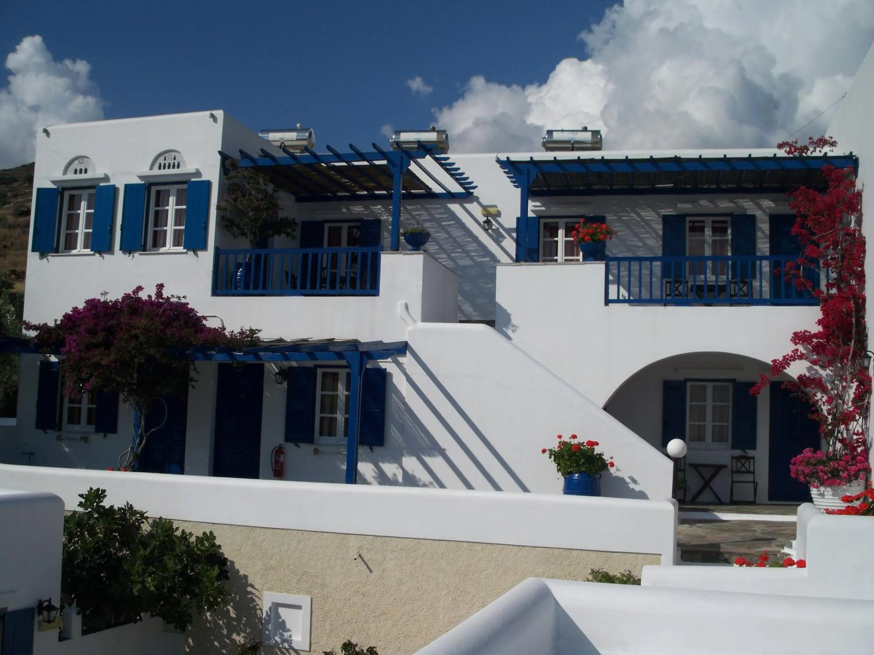 Patio in Kionia Galini Bangalows