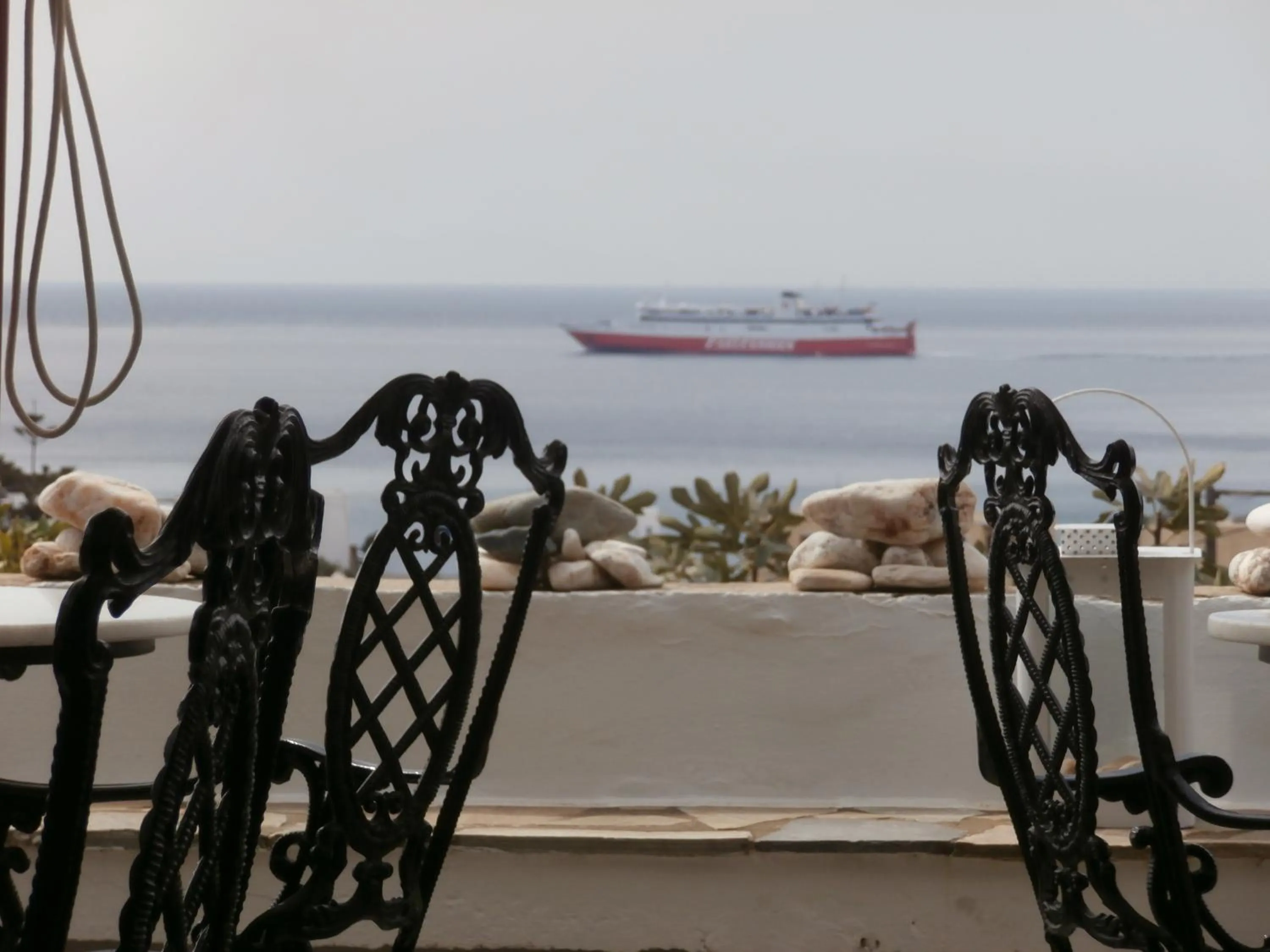 Patio in Kionia Galini Bangalows