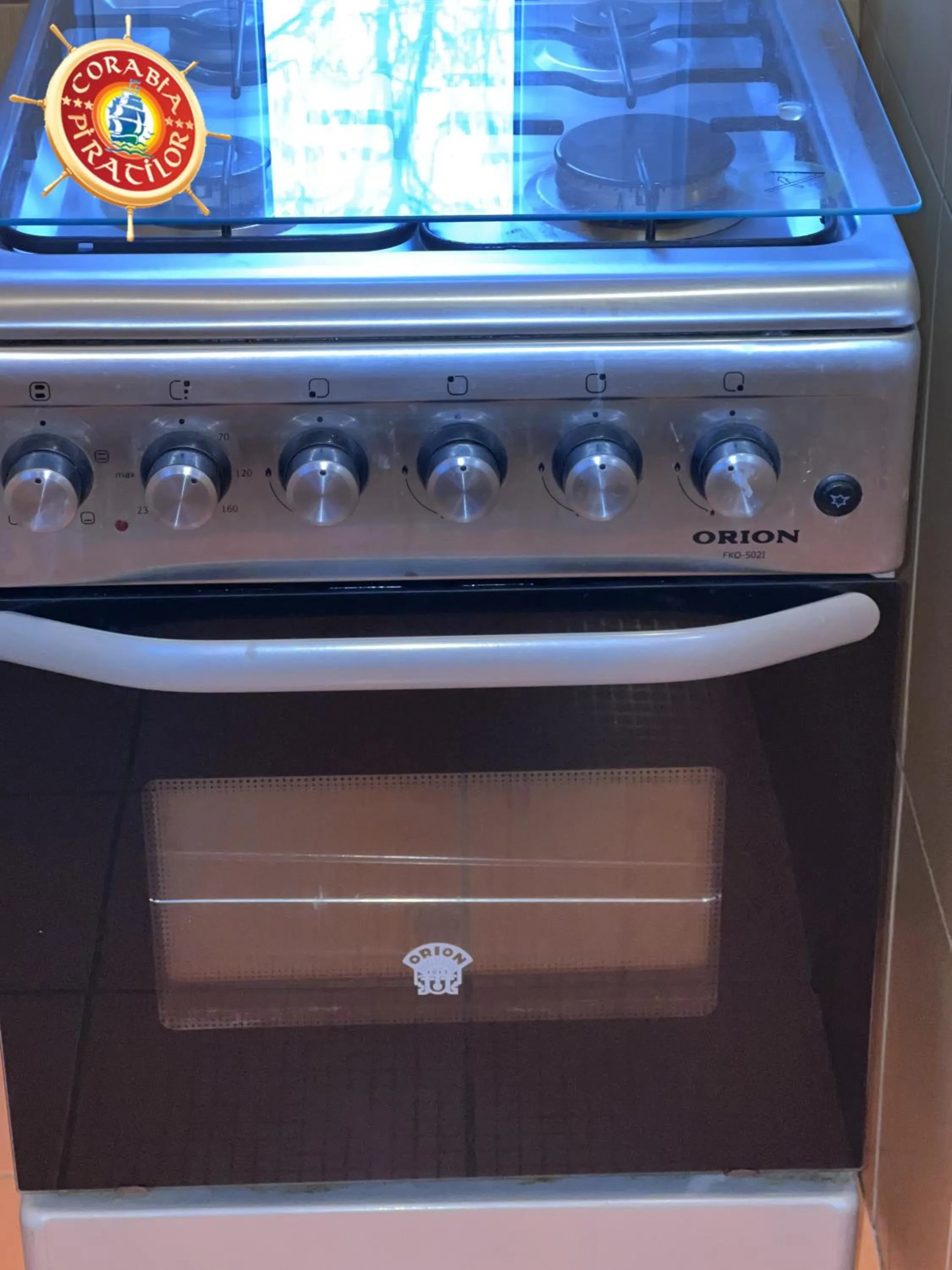 Kitchen or kitchenette in Club de Vacanta Corabia Piratilor - Family Resort Mamaia Nord