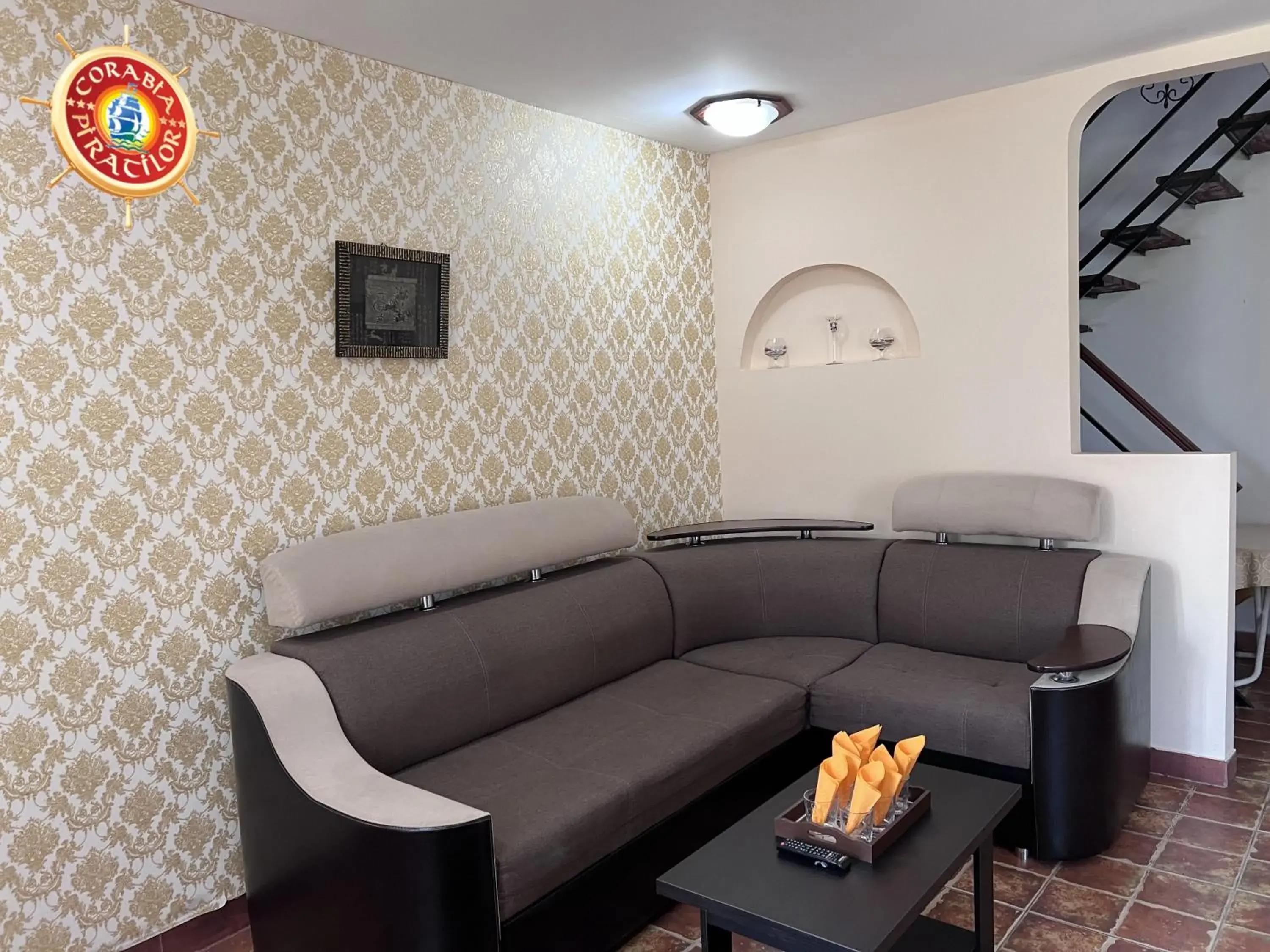Duplex Comfort Two-Bedroom Apartment with Terrace in Club de Vacanta Corabia Piratilor - Family Resort Mamaia Nord Duplex Comfort Two-Bedroom Apartment with Terrace in Club de Vacanta Corabia Piratilor - Family Resort Mamaia Nord