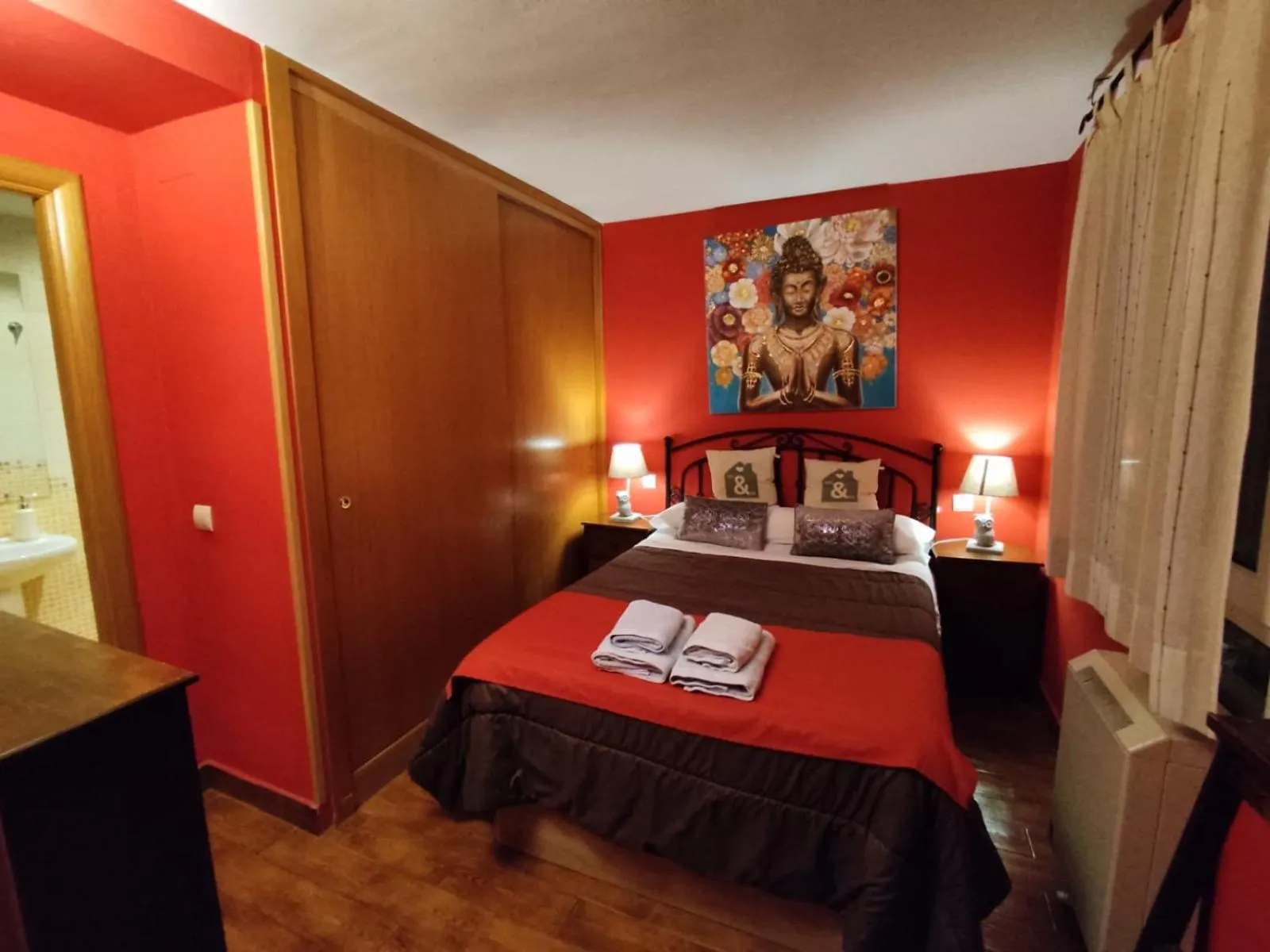 Bed in Apartahotel Rural CollaRubio Luxury