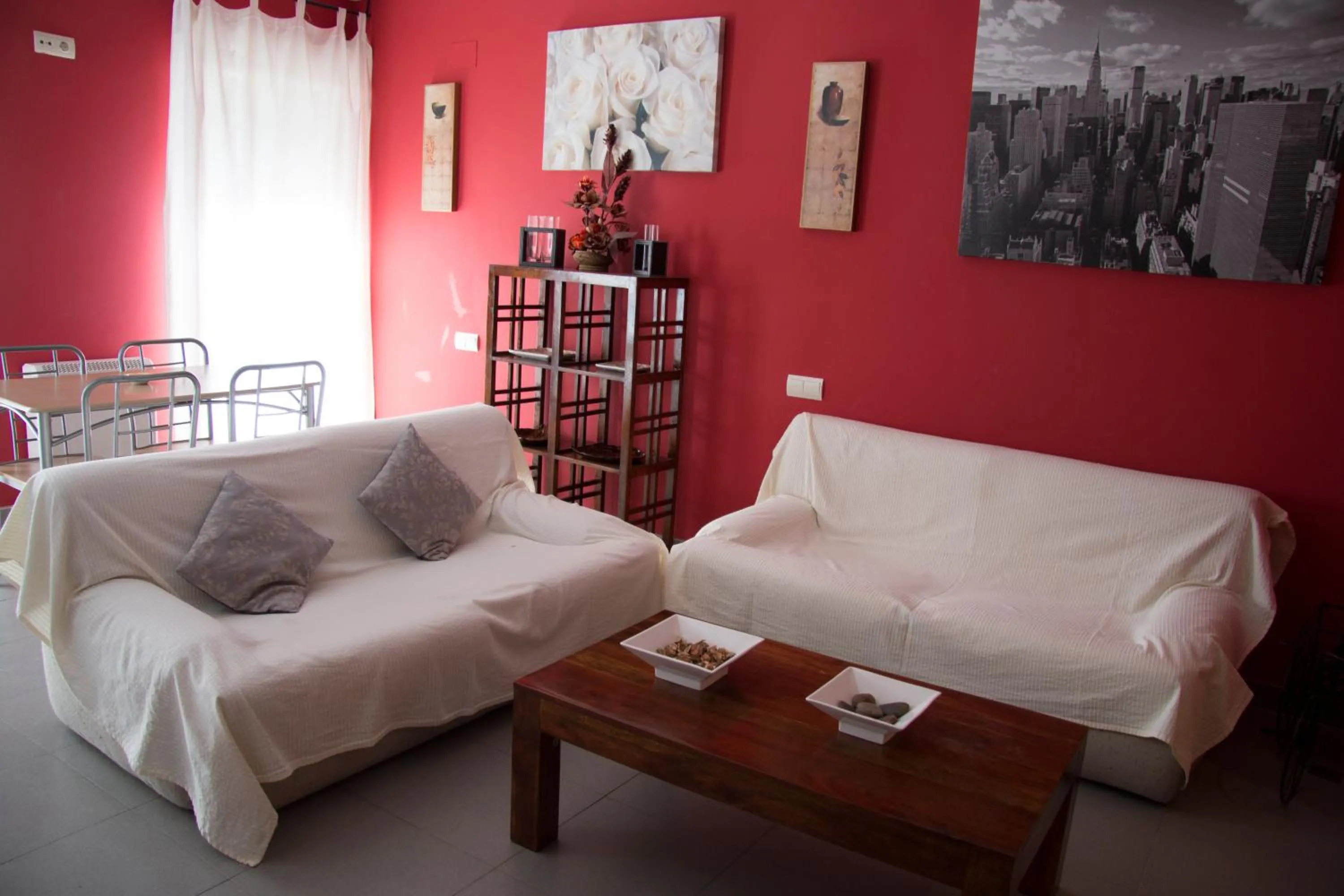 Living room, Bed in Apartahotel Rural CollaRubio Luxury
