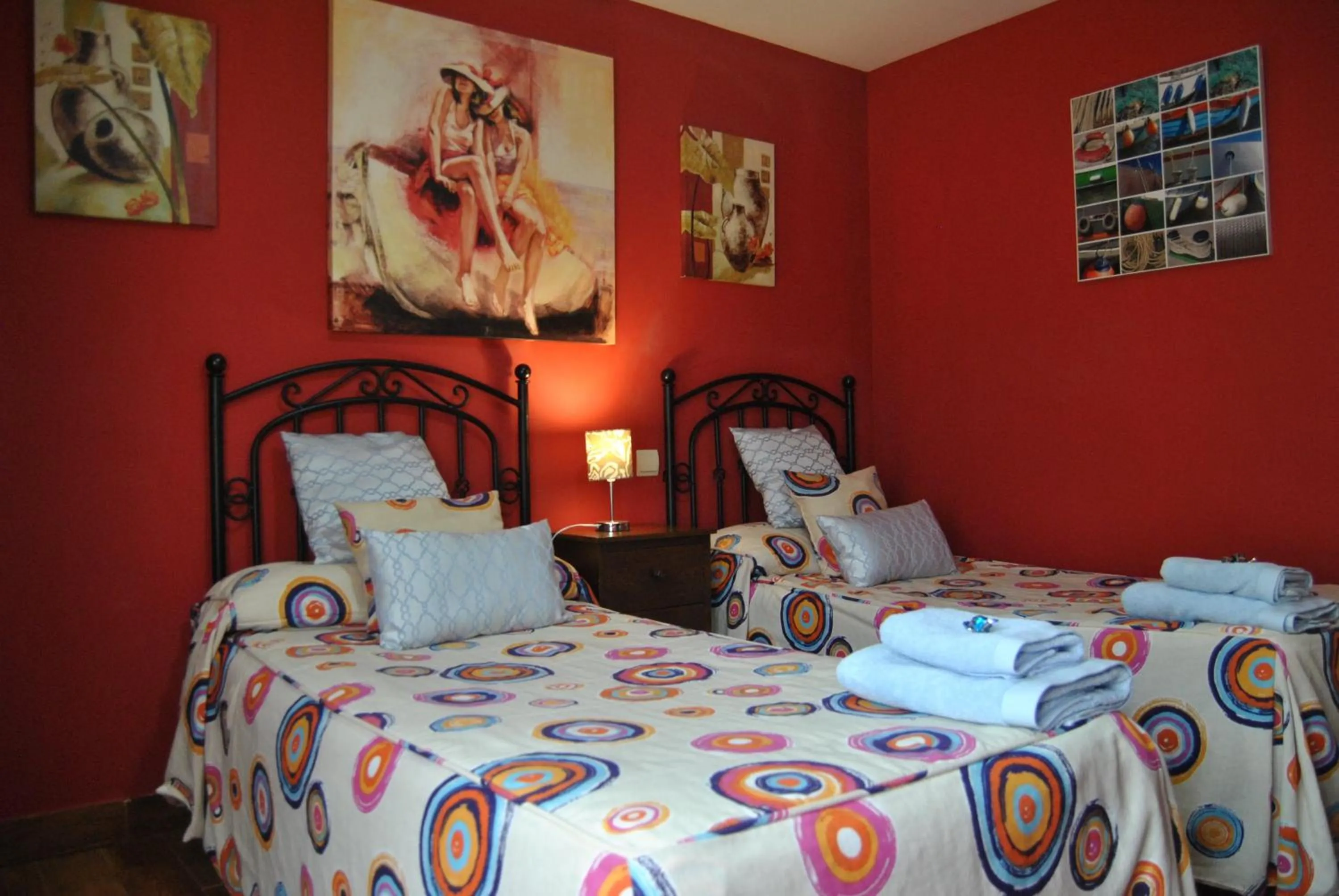 Bed in Apartahotel Rural CollaRubio Luxury