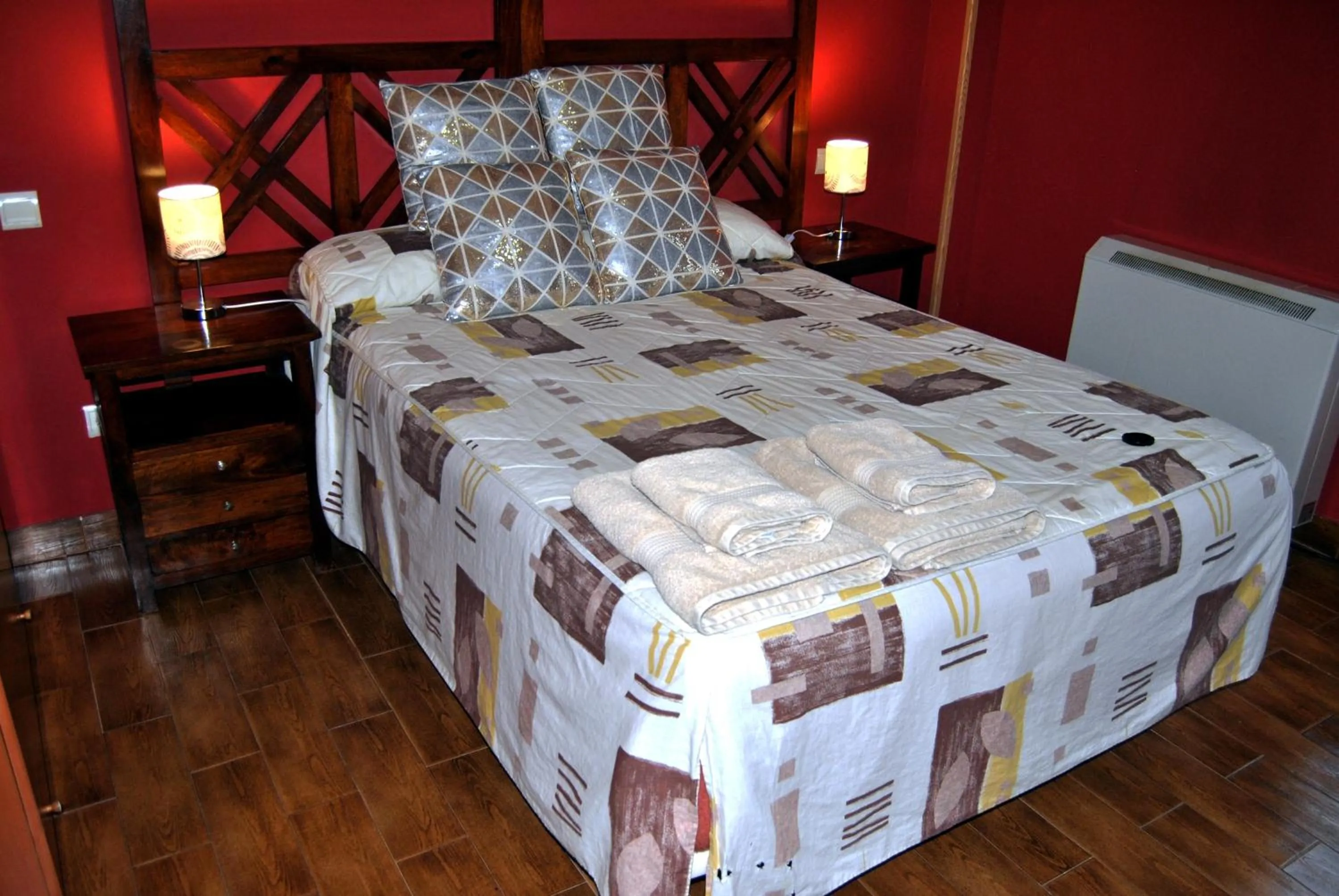 Bed in Apartahotel Rural CollaRubio Luxury