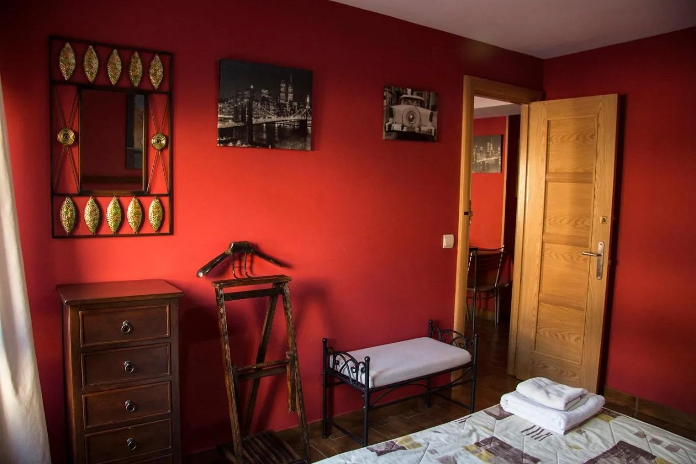 Bedroom, Bed in Apartahotel Rural CollaRubio Luxury